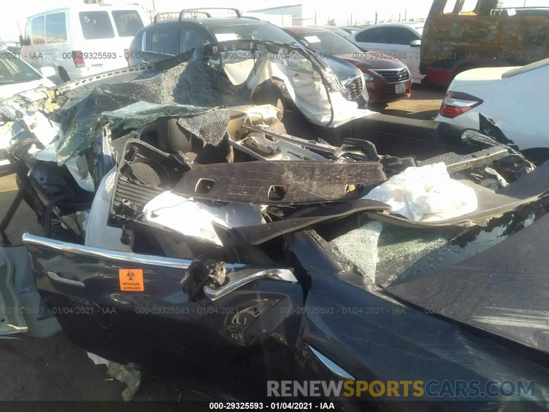 6 Photograph of a damaged car 5YJ3E1EB4KF453010 TESLA MODEL 3 2019