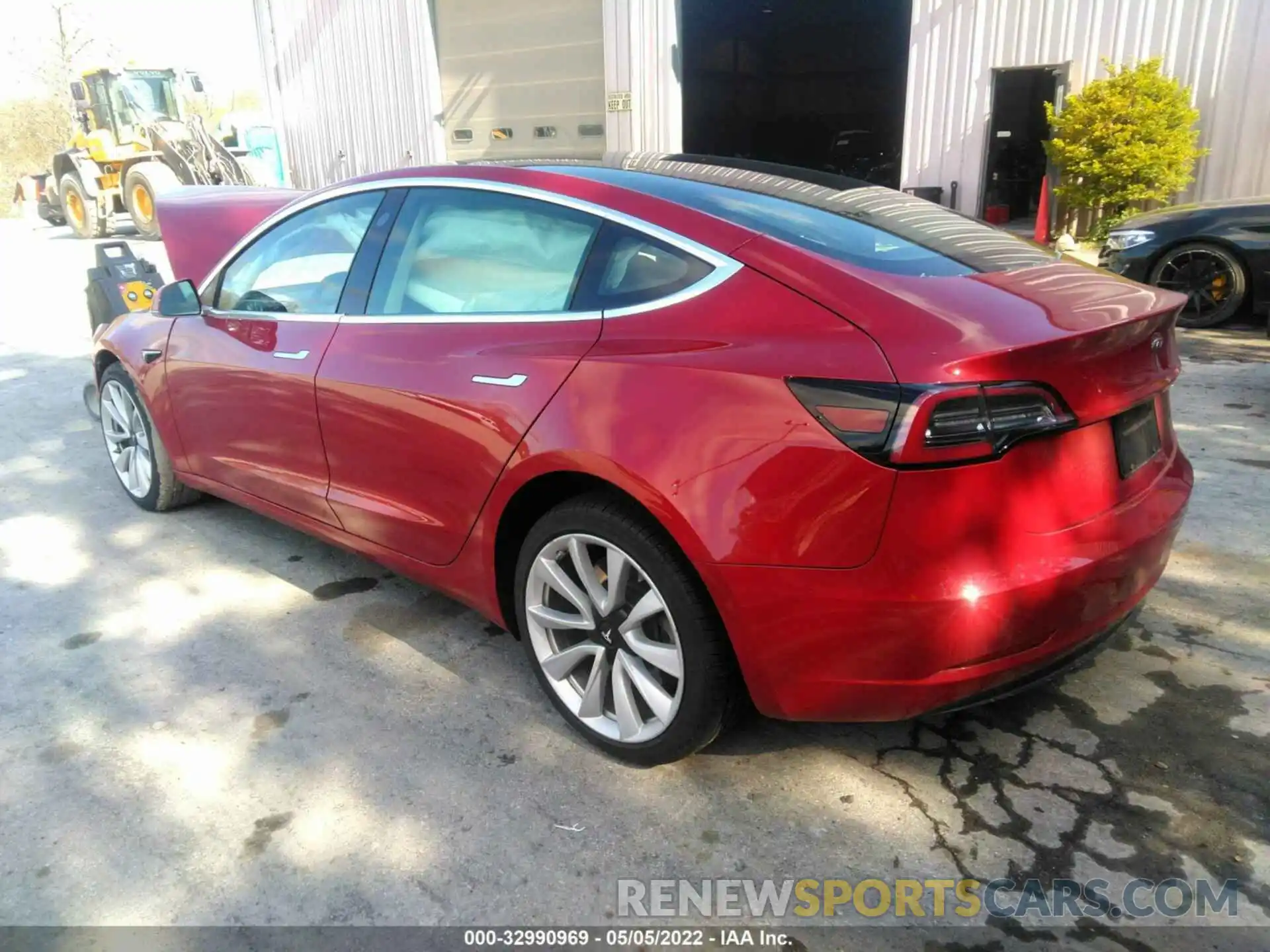 3 Photograph of a damaged car 5YJ3E1EB4KF453783 TESLA MODEL 3 2019