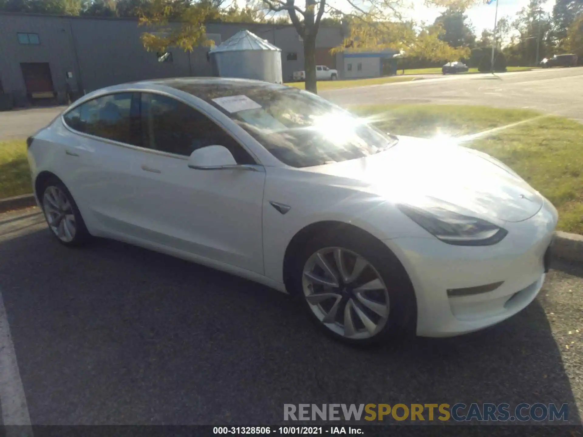 1 Photograph of a damaged car 5YJ3E1EB4KF454108 TESLA MODEL 3 2019