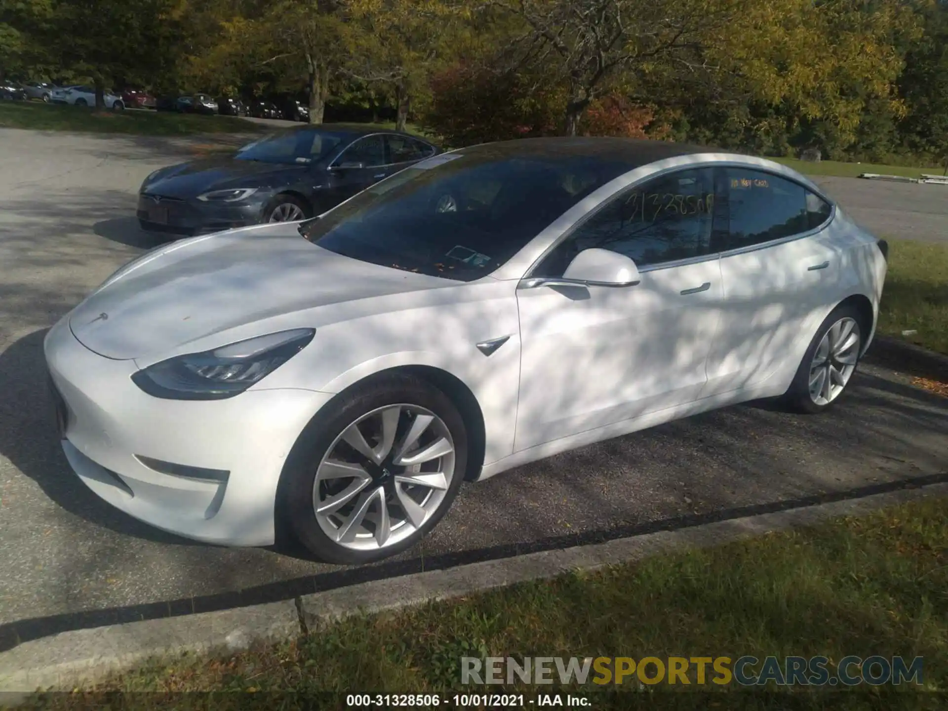 2 Photograph of a damaged car 5YJ3E1EB4KF454108 TESLA MODEL 3 2019