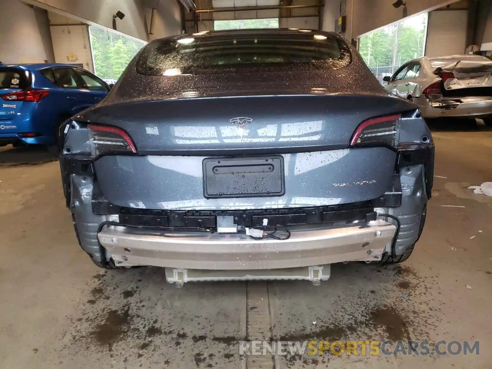 9 Photograph of a damaged car 5YJ3E1EB4KF477453 TESLA MODEL 3 2019