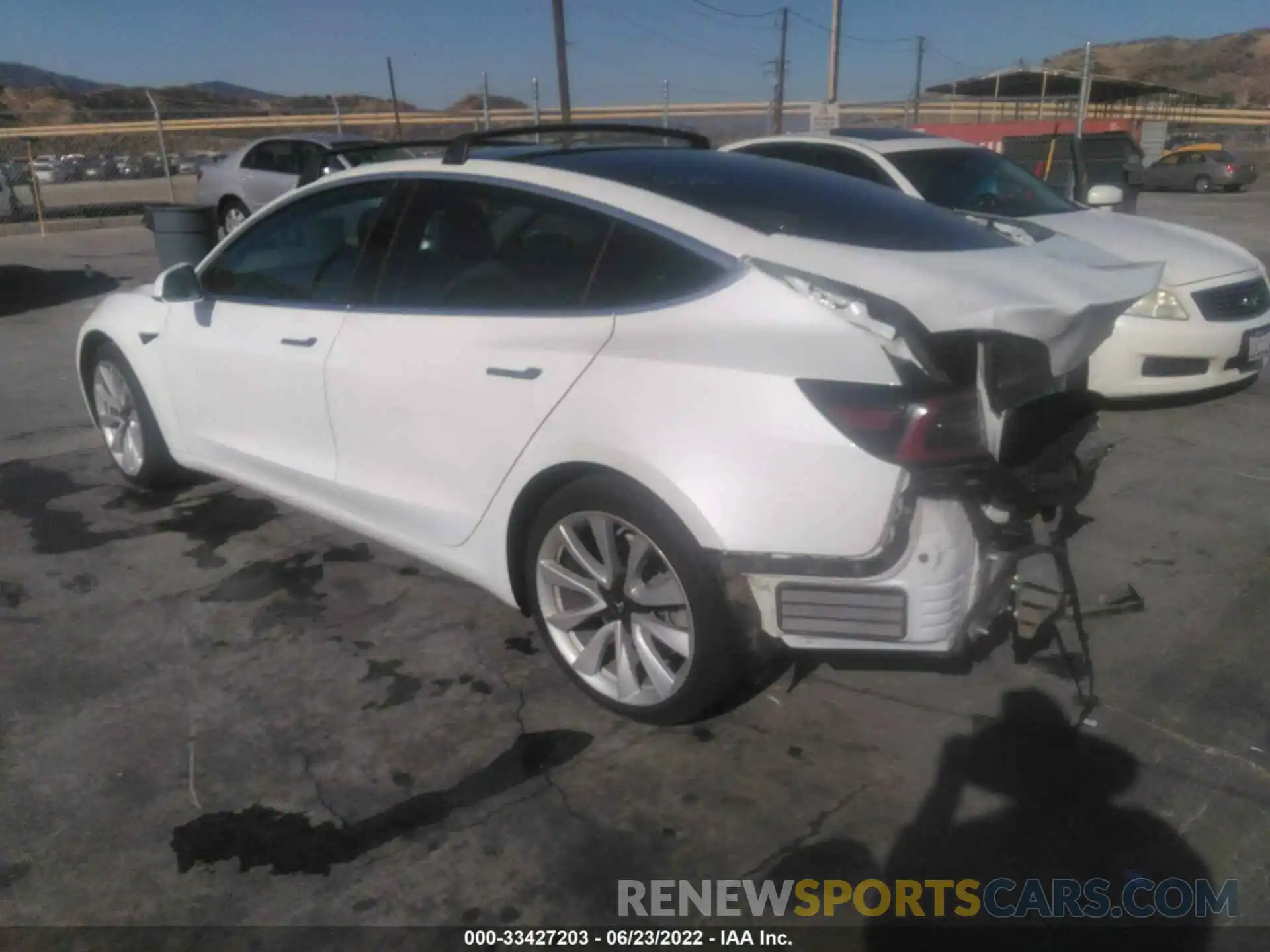 3 Photograph of a damaged car 5YJ3E1EB4KF494964 TESLA MODEL 3 2019