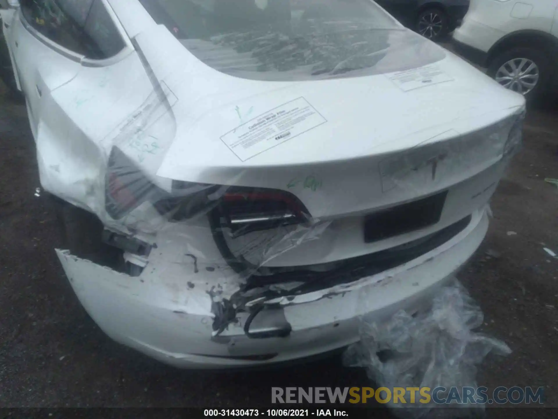 6 Photograph of a damaged car 5YJ3E1EB4KF510631 TESLA MODEL 3 2019