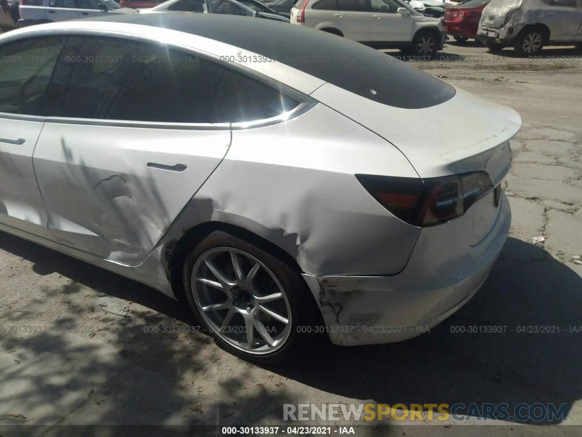 6 Photograph of a damaged car 5YJ3E1EB4KF511049 TESLA MODEL 3 2019