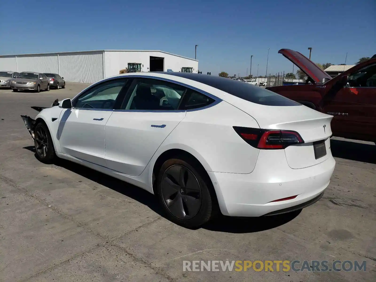 3 Photograph of a damaged car 5YJ3E1EB4KF511598 TESLA MODEL 3 2019