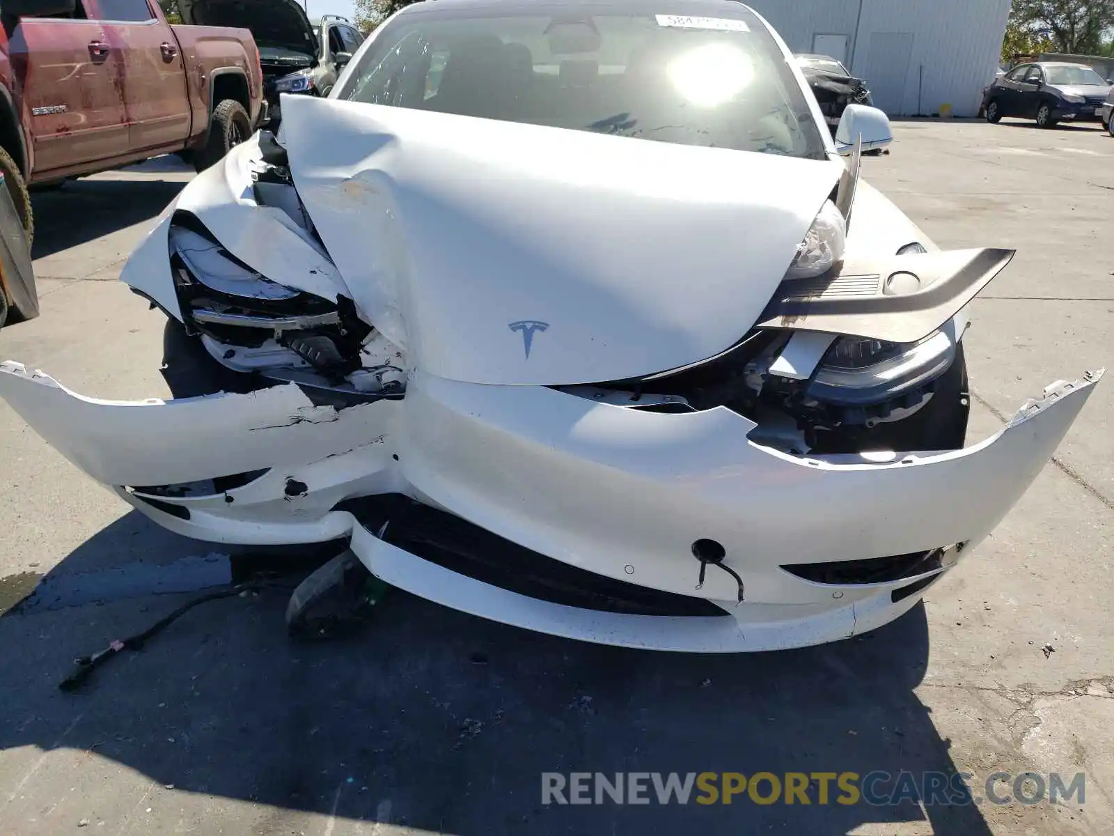 7 Photograph of a damaged car 5YJ3E1EB4KF511598 TESLA MODEL 3 2019