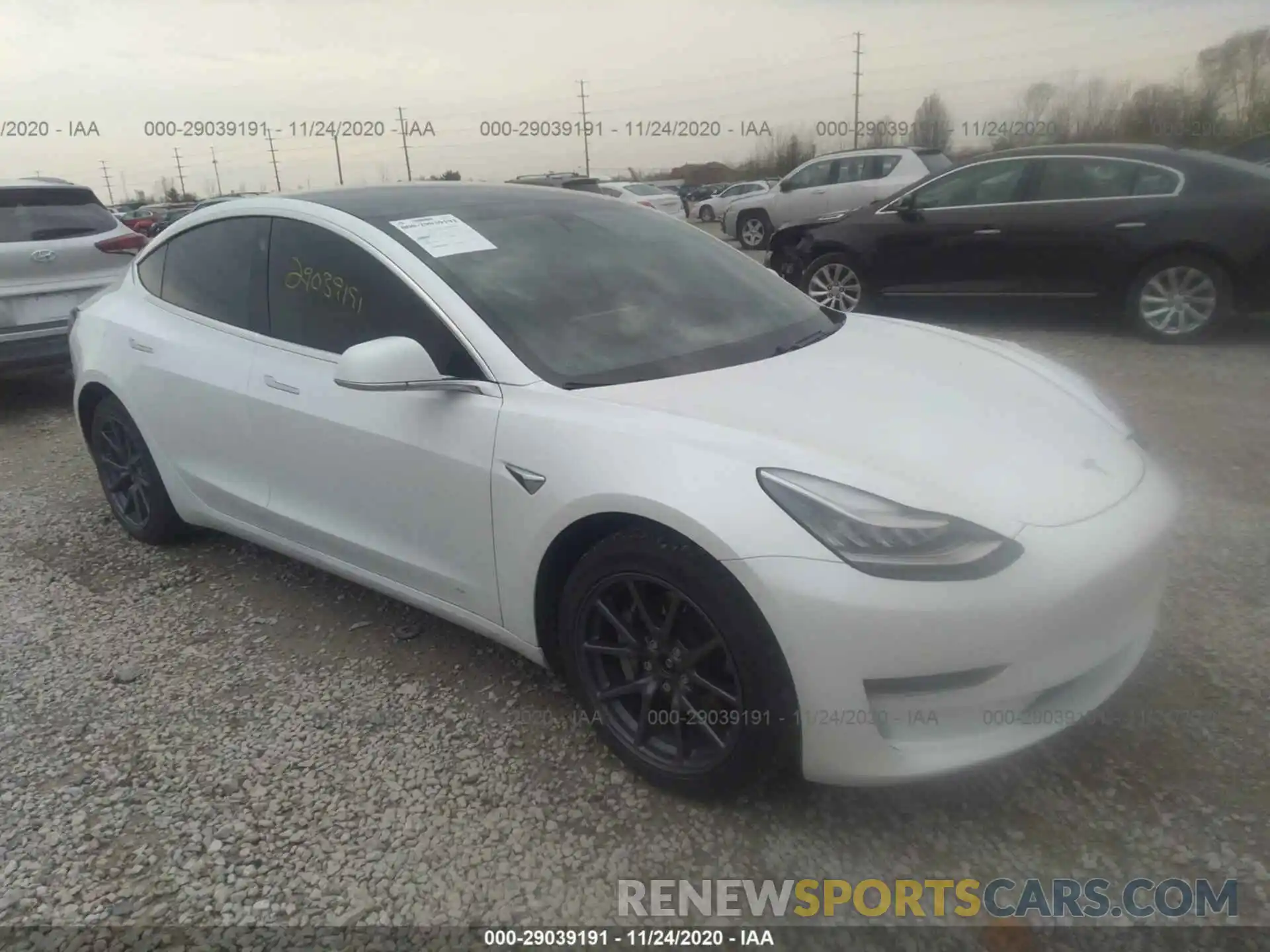 1 Photograph of a damaged car 5YJ3E1EB4KF511892 TESLA MODEL 3 2019