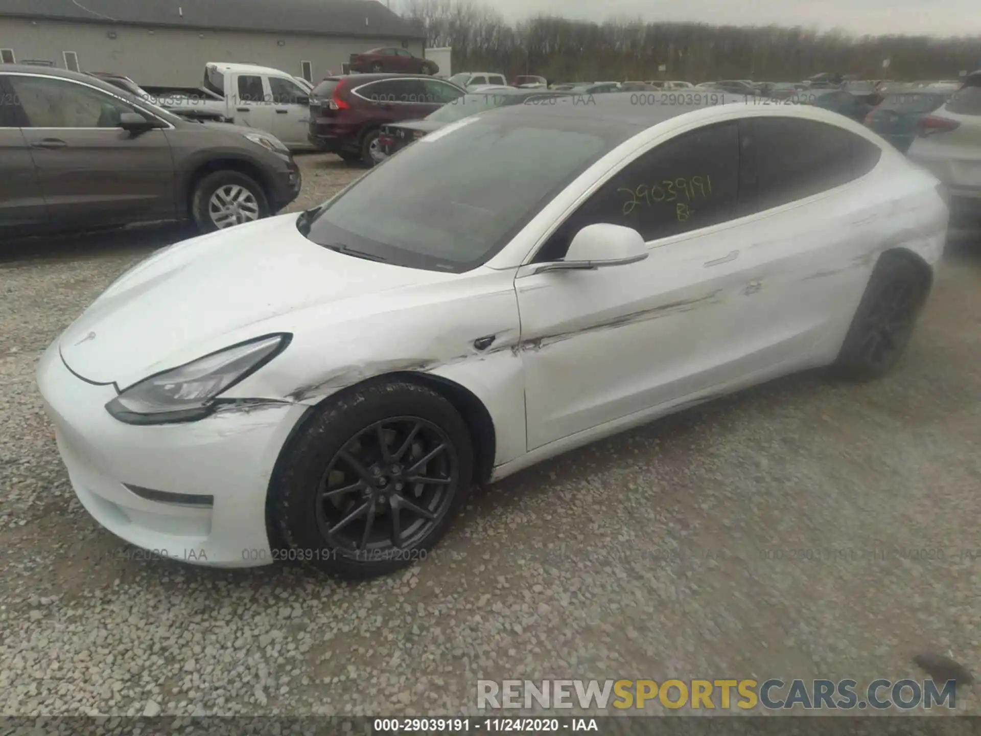 2 Photograph of a damaged car 5YJ3E1EB4KF511892 TESLA MODEL 3 2019