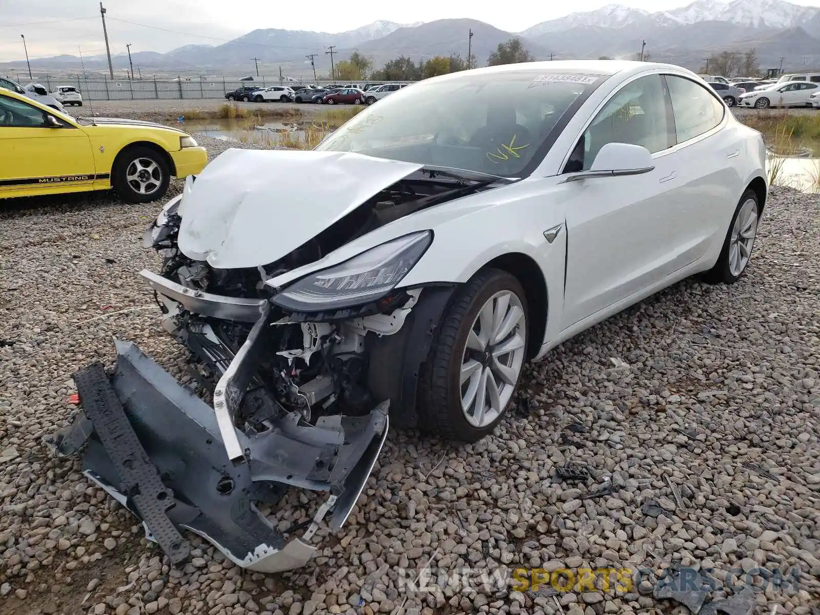 2 Фотография поврежденного автомобиля 5YJ3E1EB4KF512766 TESLA MODEL 3 2019