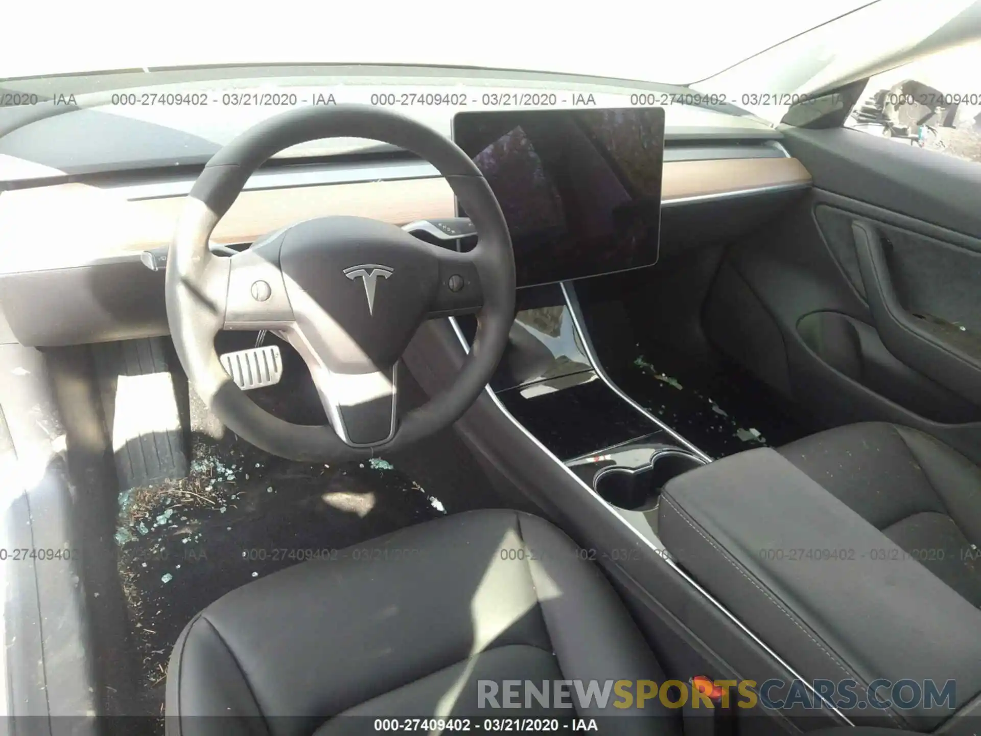 5 Photograph of a damaged car 5YJ3E1EB4KF514128 TESLA MODEL 3 2019