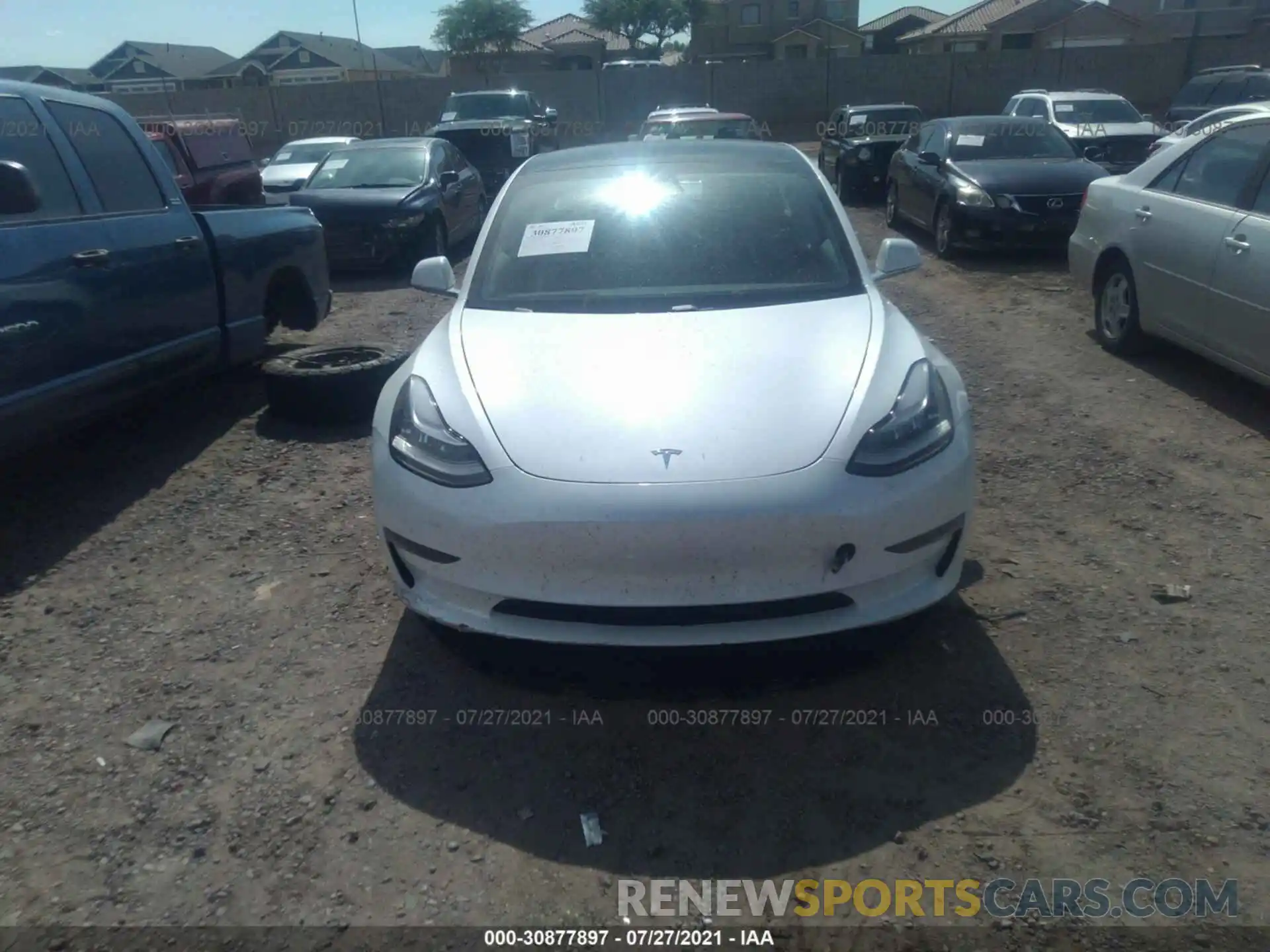 6 Photograph of a damaged car 5YJ3E1EB4KF514226 TESLA MODEL 3 2019