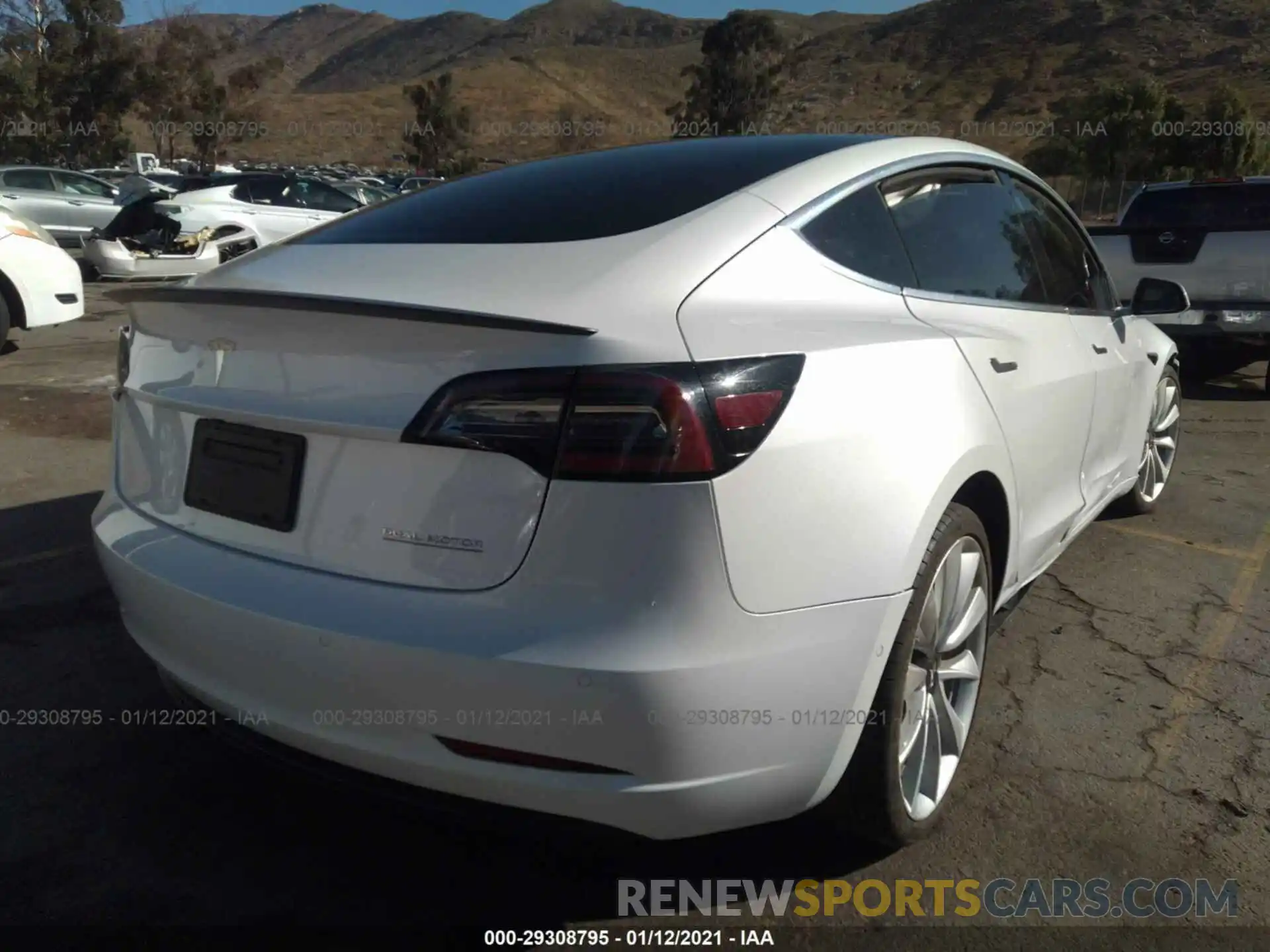 4 Photograph of a damaged car 5YJ3E1EB4KF514422 TESLA MODEL 3 2019