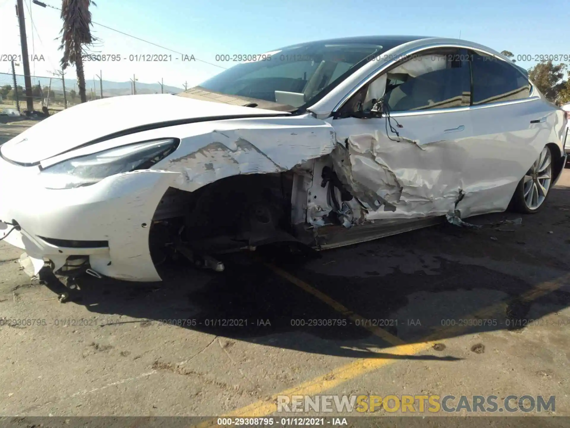 6 Photograph of a damaged car 5YJ3E1EB4KF514422 TESLA MODEL 3 2019