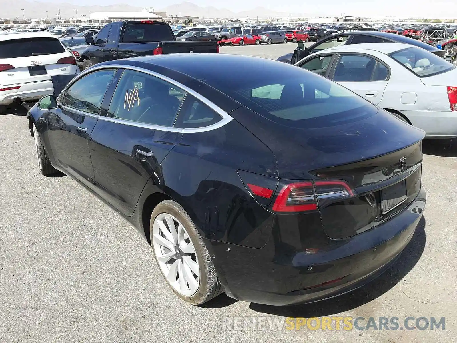 3 Photograph of a damaged car 5YJ3E1EB4KF543127 TESLA MODEL 3 2019