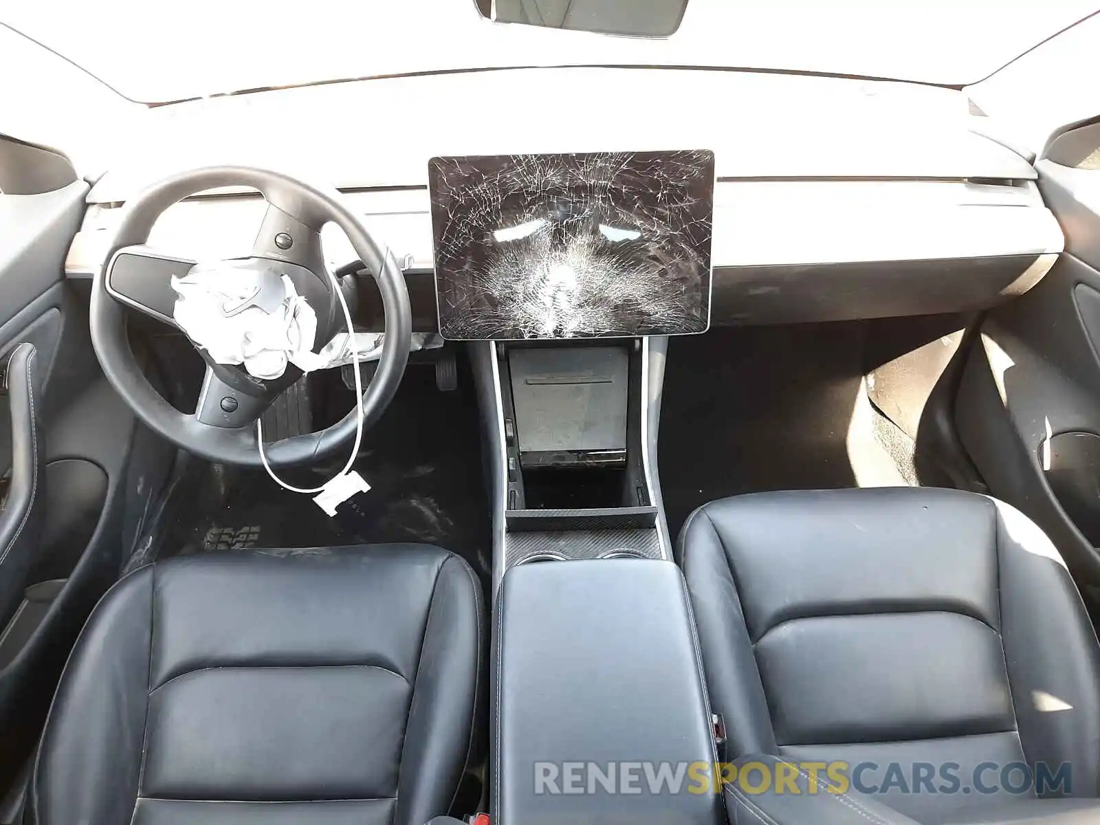 9 Photograph of a damaged car 5YJ3E1EB4KF543127 TESLA MODEL 3 2019