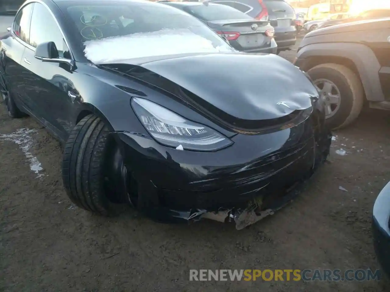 9 Photograph of a damaged car 5YJ3E1EB5KF189358 TESLA MODEL 3 2019