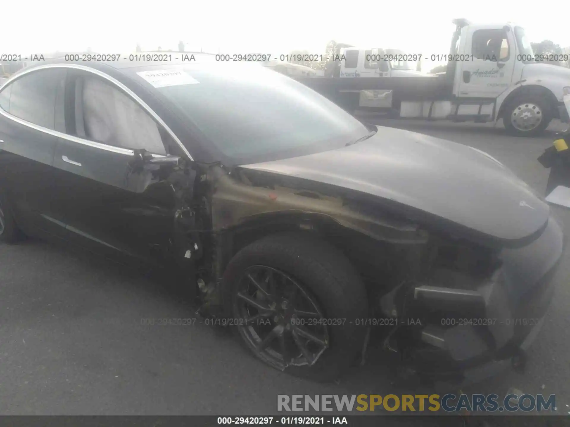 6 Photograph of a damaged car 5YJ3E1EB5KF191238 TESLA MODEL 3 2019