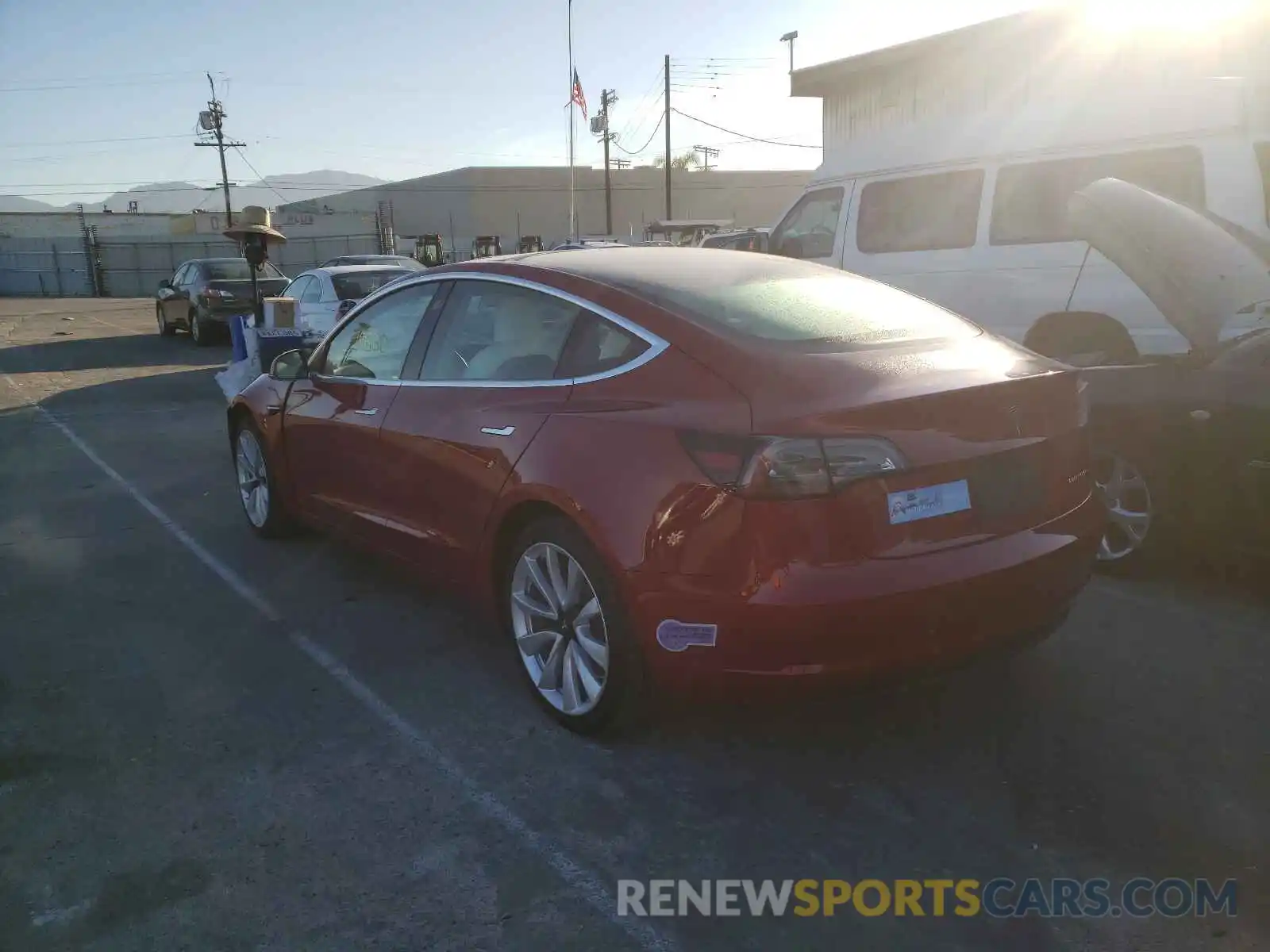 3 Photograph of a damaged car 5YJ3E1EB5KF192650 TESLA MODEL 3 2019