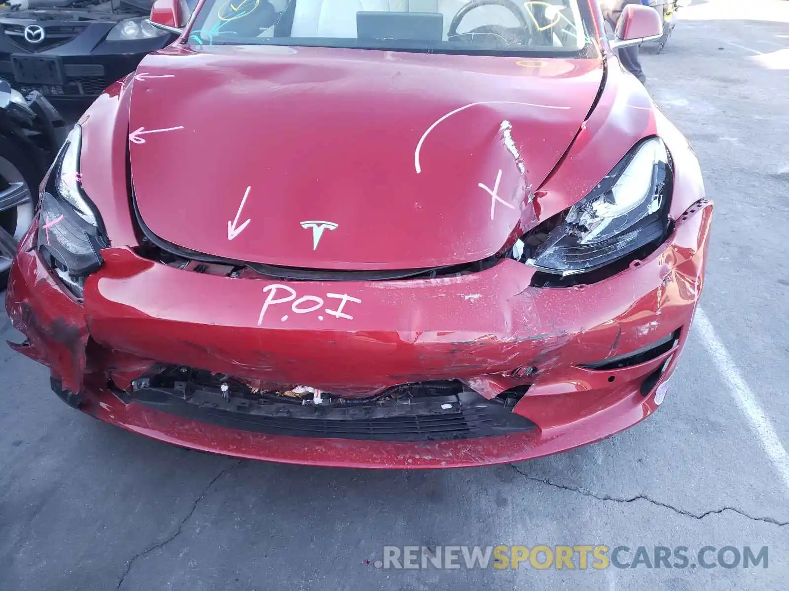 9 Photograph of a damaged car 5YJ3E1EB5KF192650 TESLA MODEL 3 2019