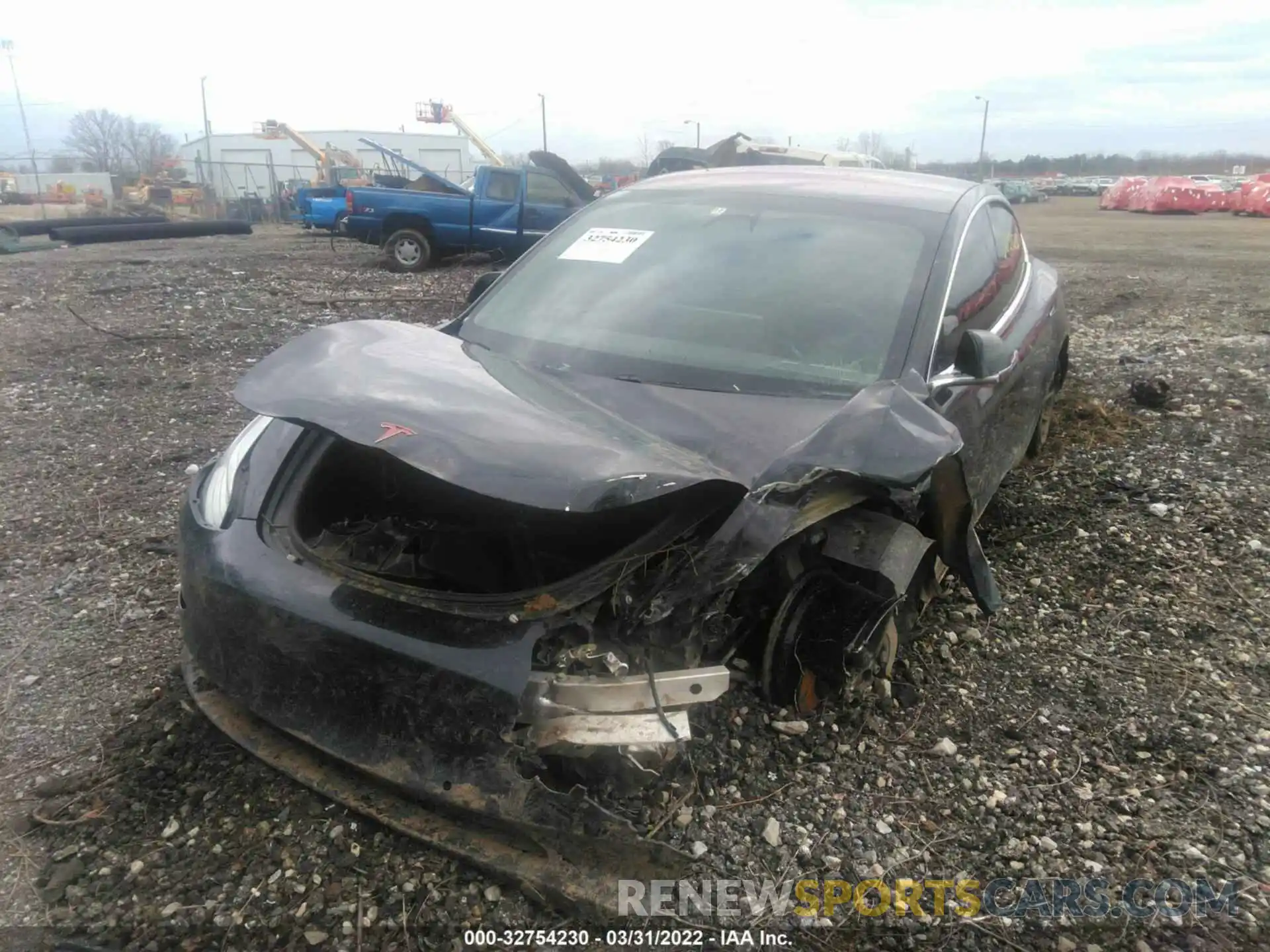 6 Photograph of a damaged car 5YJ3E1EB5KF193443 TESLA MODEL 3 2019