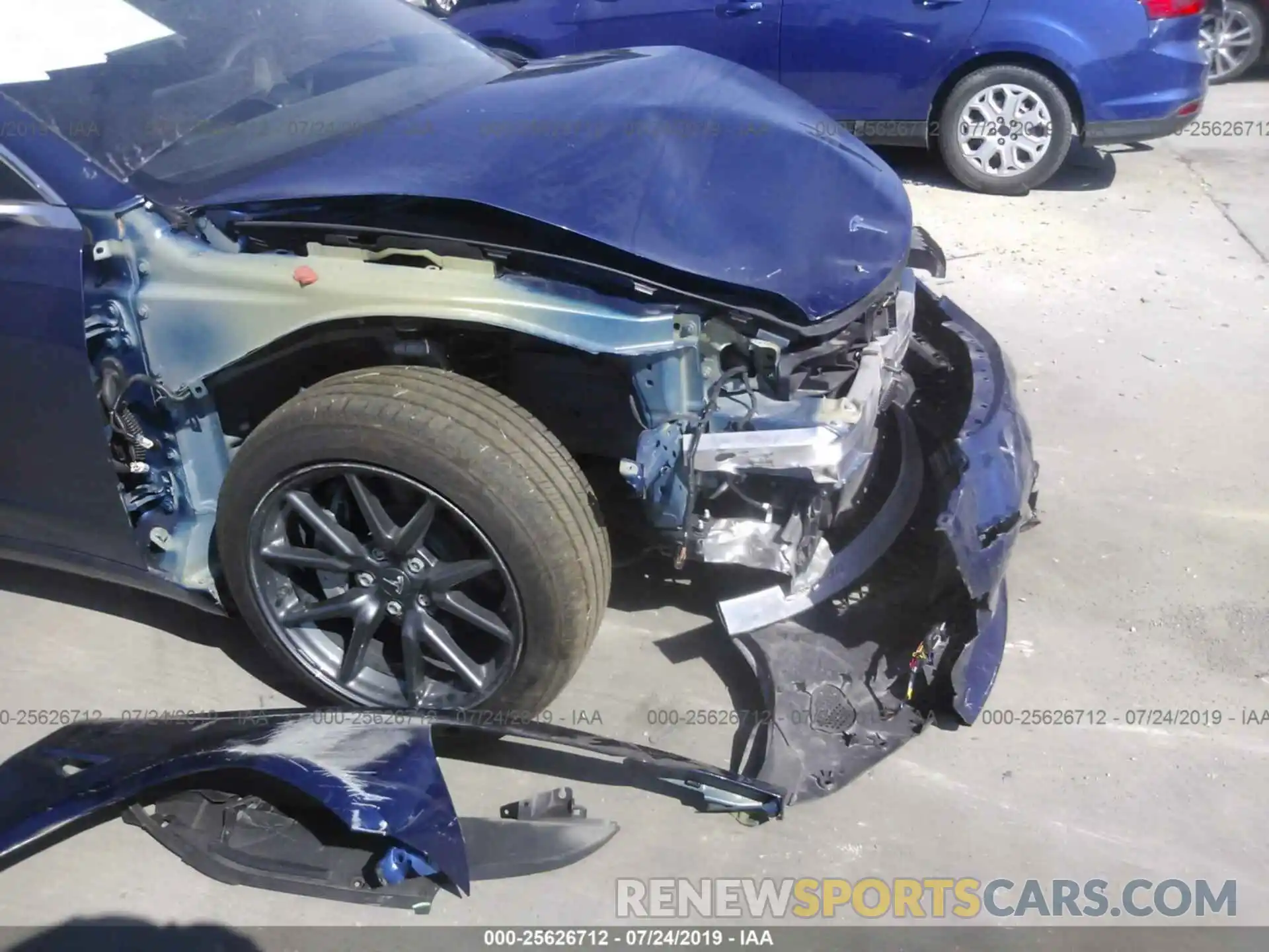 6 Photograph of a damaged car 5YJ3E1EB5KF193734 TESLA MODEL 3 2019