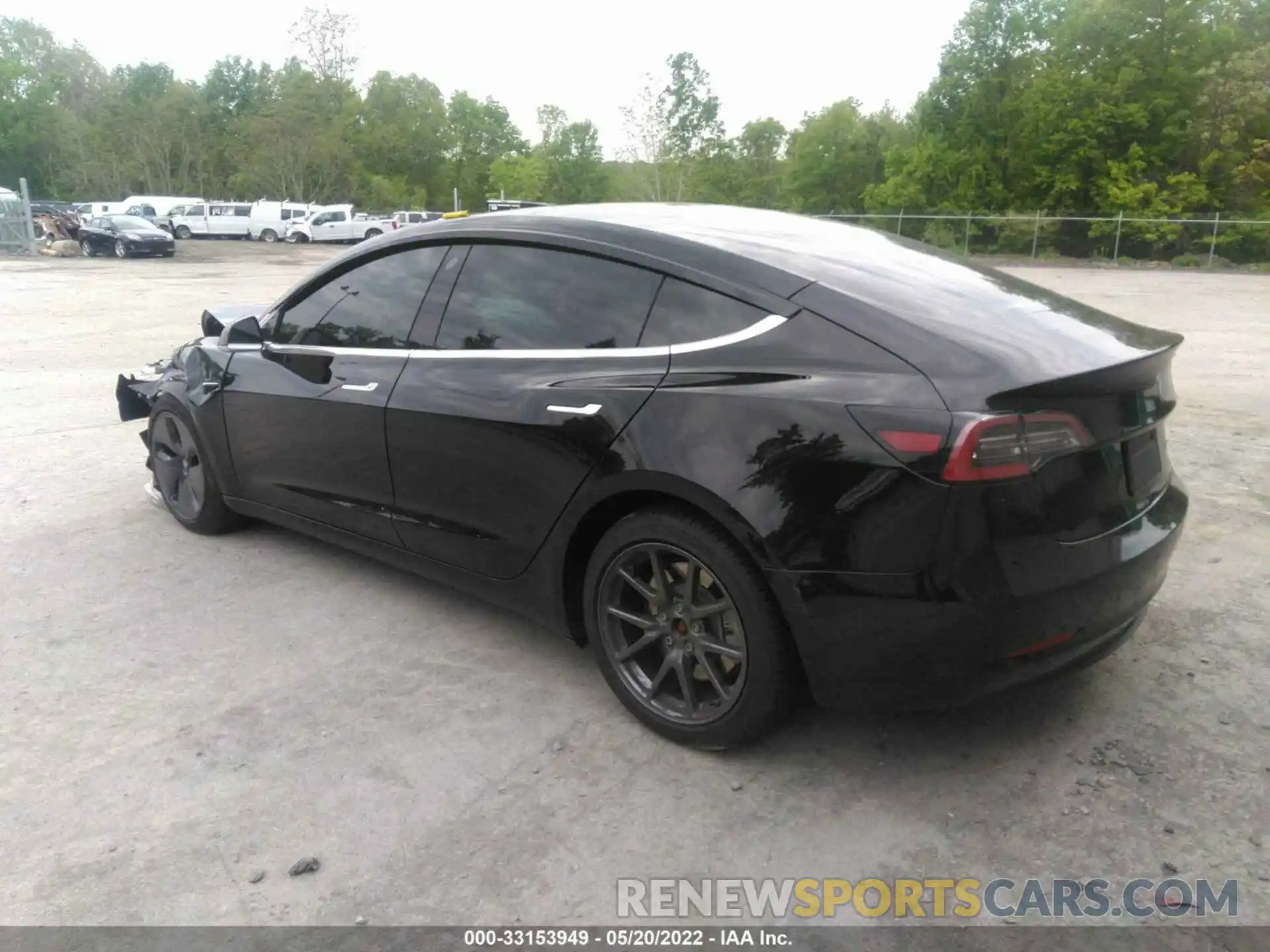 3 Photograph of a damaged car 5YJ3E1EB5KF197153 TESLA MODEL 3 2019