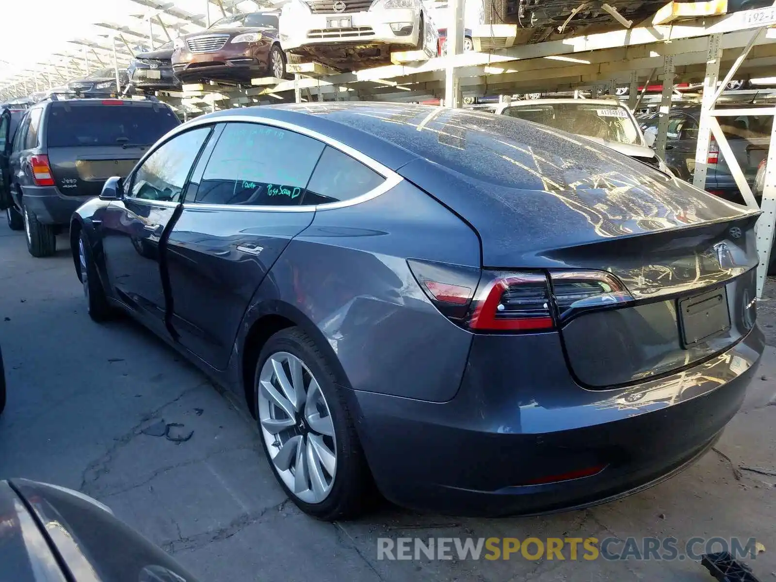 3 Photograph of a damaged car 5YJ3E1EB5KF209690 TESLA MODEL 3 2019