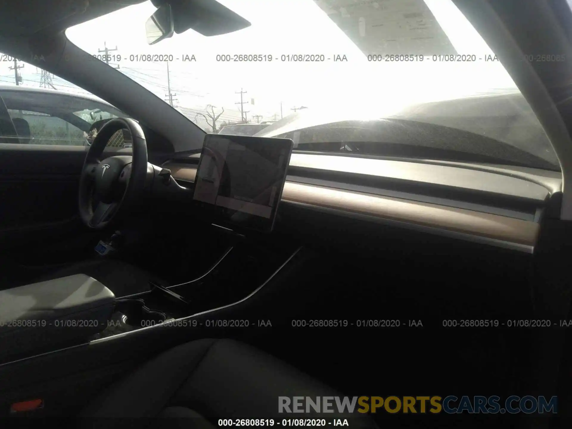 5 Photograph of a damaged car 5YJ3E1EB5KF211987 TESLA MODEL 3 2019