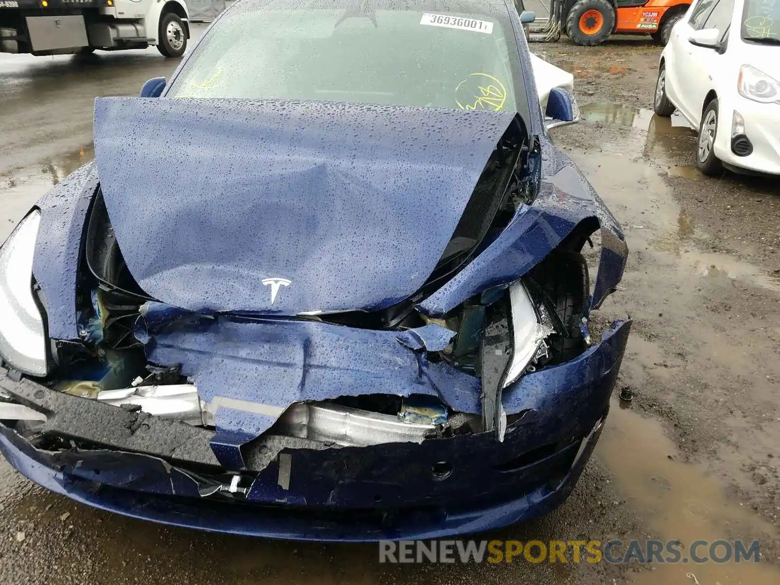 9 Photograph of a damaged car 5YJ3E1EB5KF231169 TESLA MODEL 3 2019