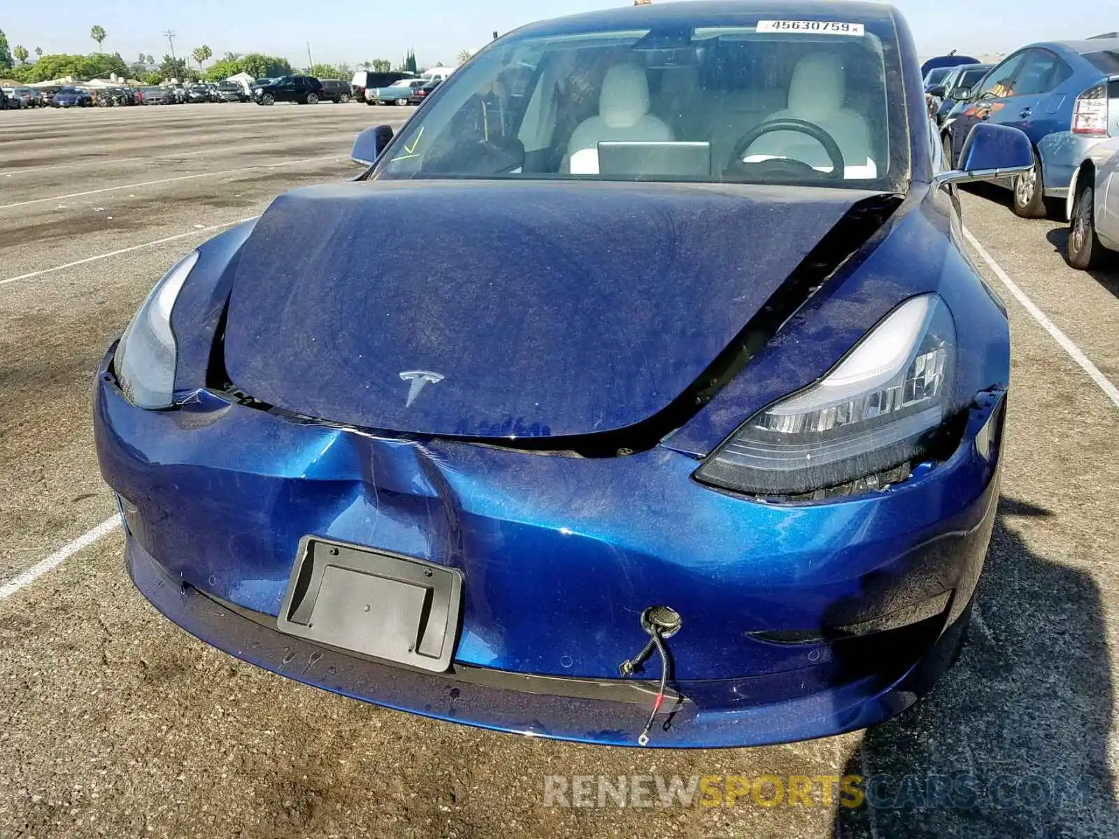 9 Фотография поврежденного автомобиля 5YJ3E1EB5KF231690 TESLA MODEL 3 2019