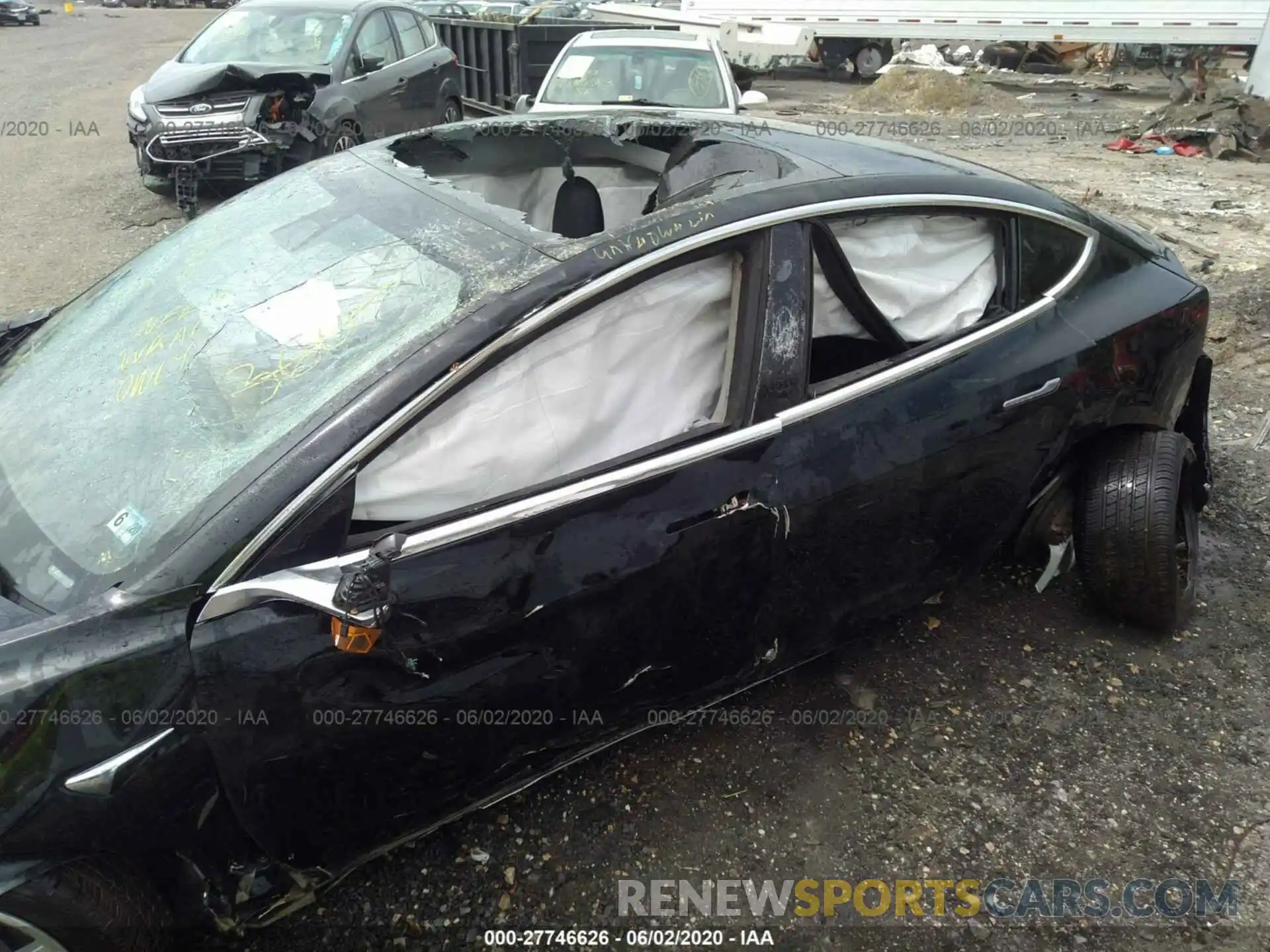 6 Photograph of a damaged car 5YJ3E1EB5KF365339 TESLA MODEL 3 2019