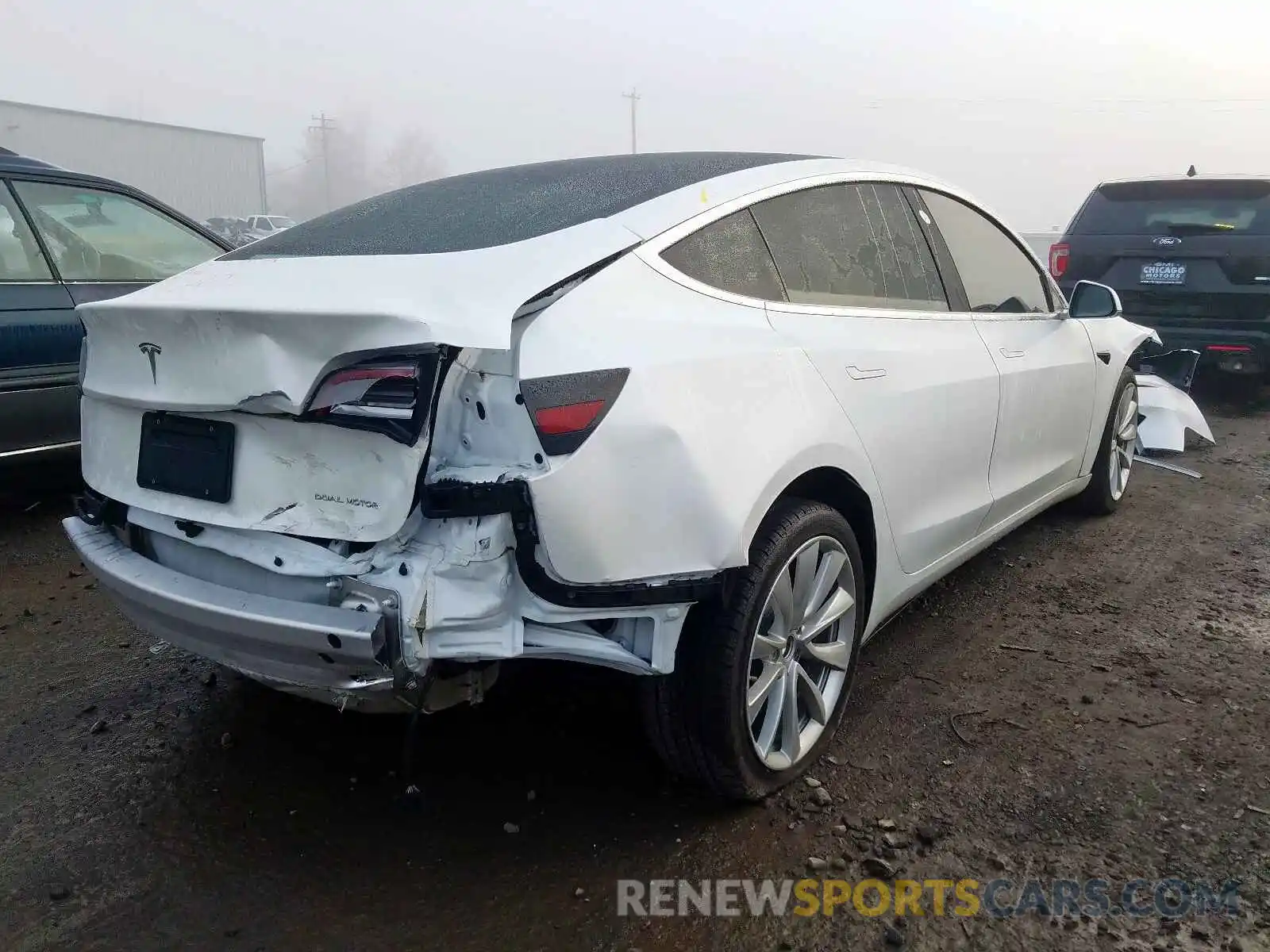 4 Photograph of a damaged car 5YJ3E1EB5KF365759 TESLA MODEL 3 2019