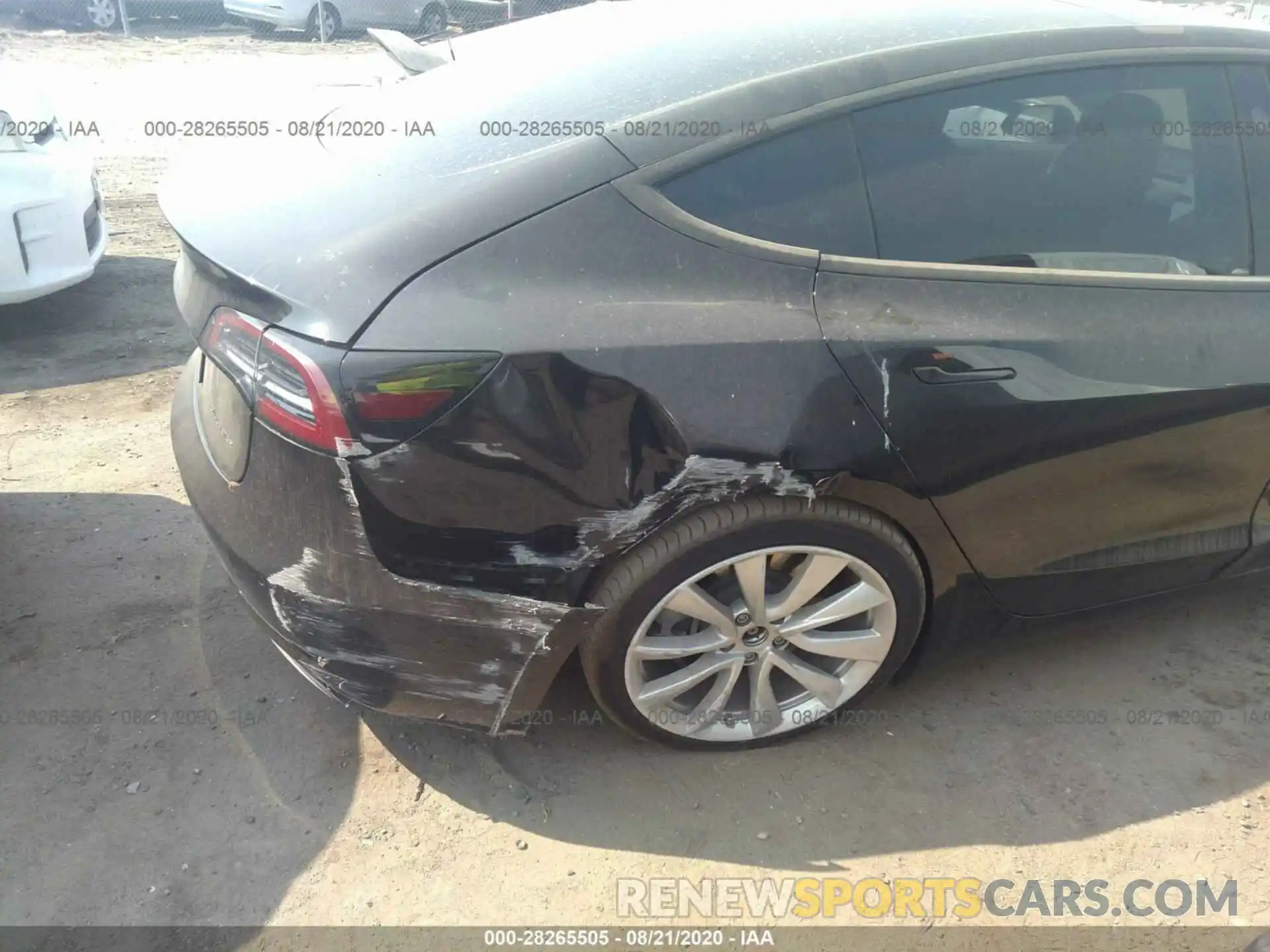 6 Photograph of a damaged car 5YJ3E1EB5KF368306 TESLA MODEL 3 2019