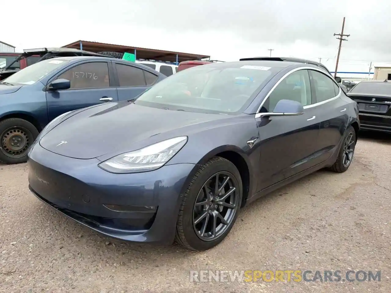 2 Фотография поврежденного автомобиля 5YJ3E1EB5KF386319 TESLA MODEL 3 2019