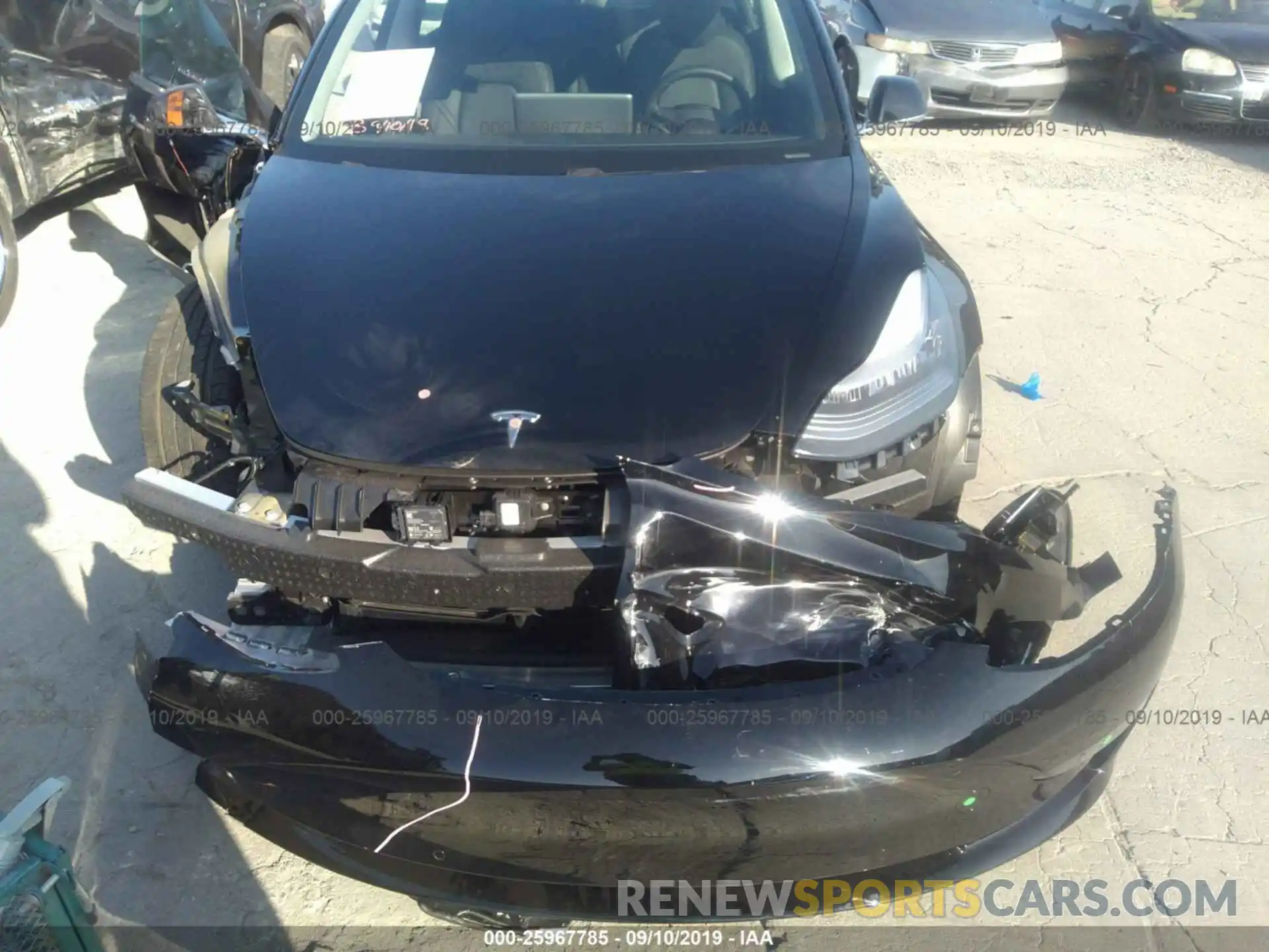 6 Photograph of a damaged car 5YJ3E1EB5KF389303 TESLA MODEL 3 2019