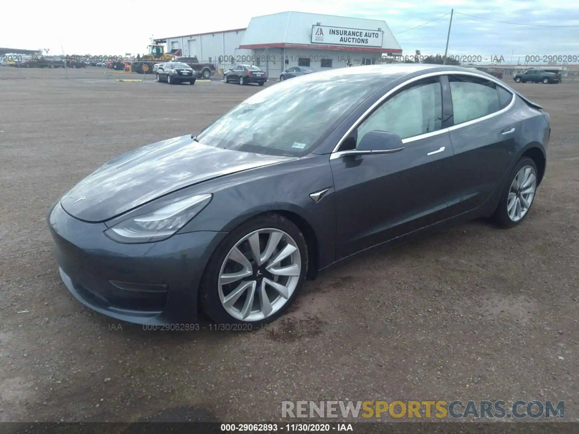 2 Photograph of a damaged car 5YJ3E1EB5KF390323 TESLA MODEL 3 2019