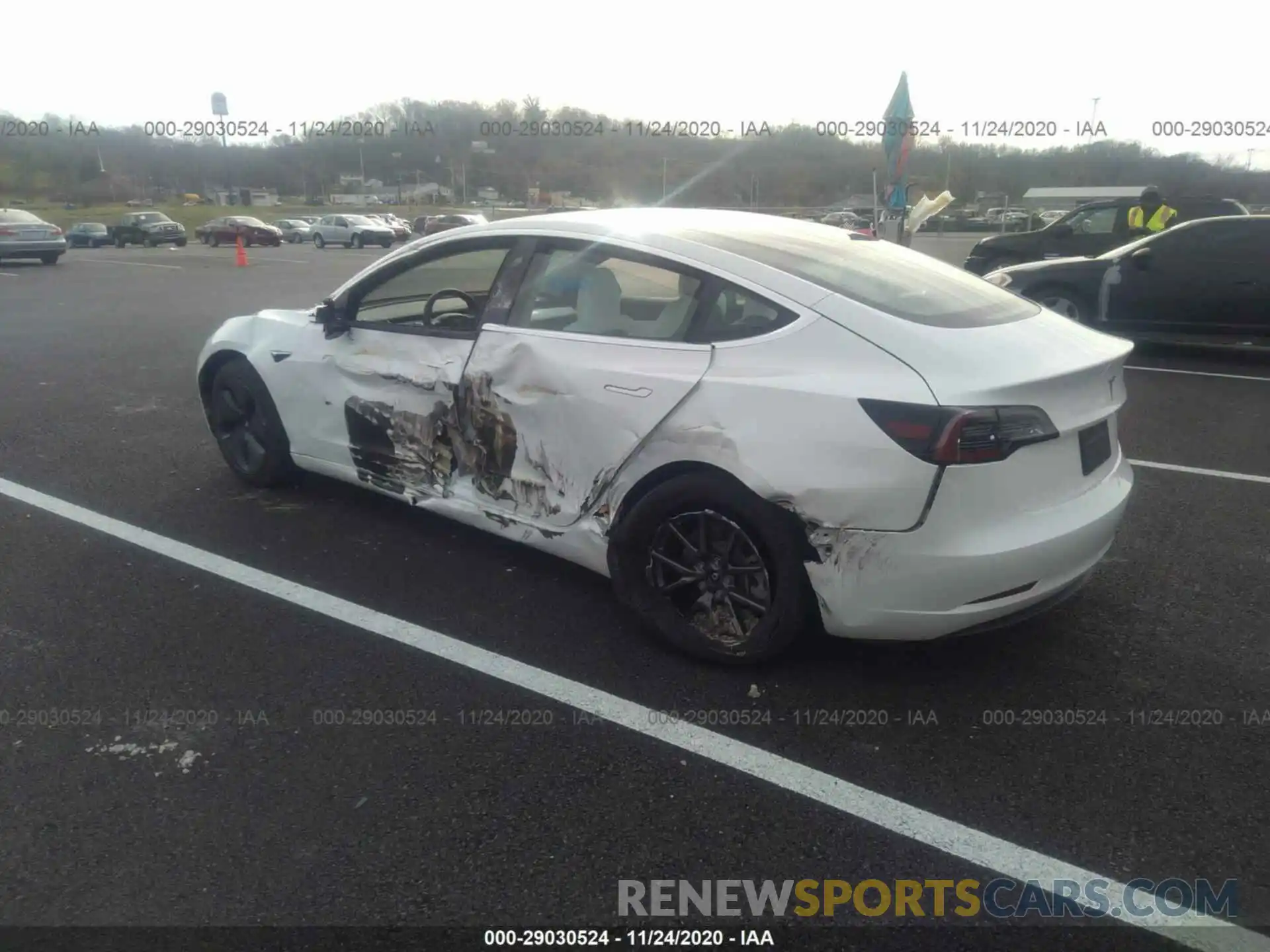 3 Photograph of a damaged car 5YJ3E1EB5KF391326 TESLA MODEL 3 2019