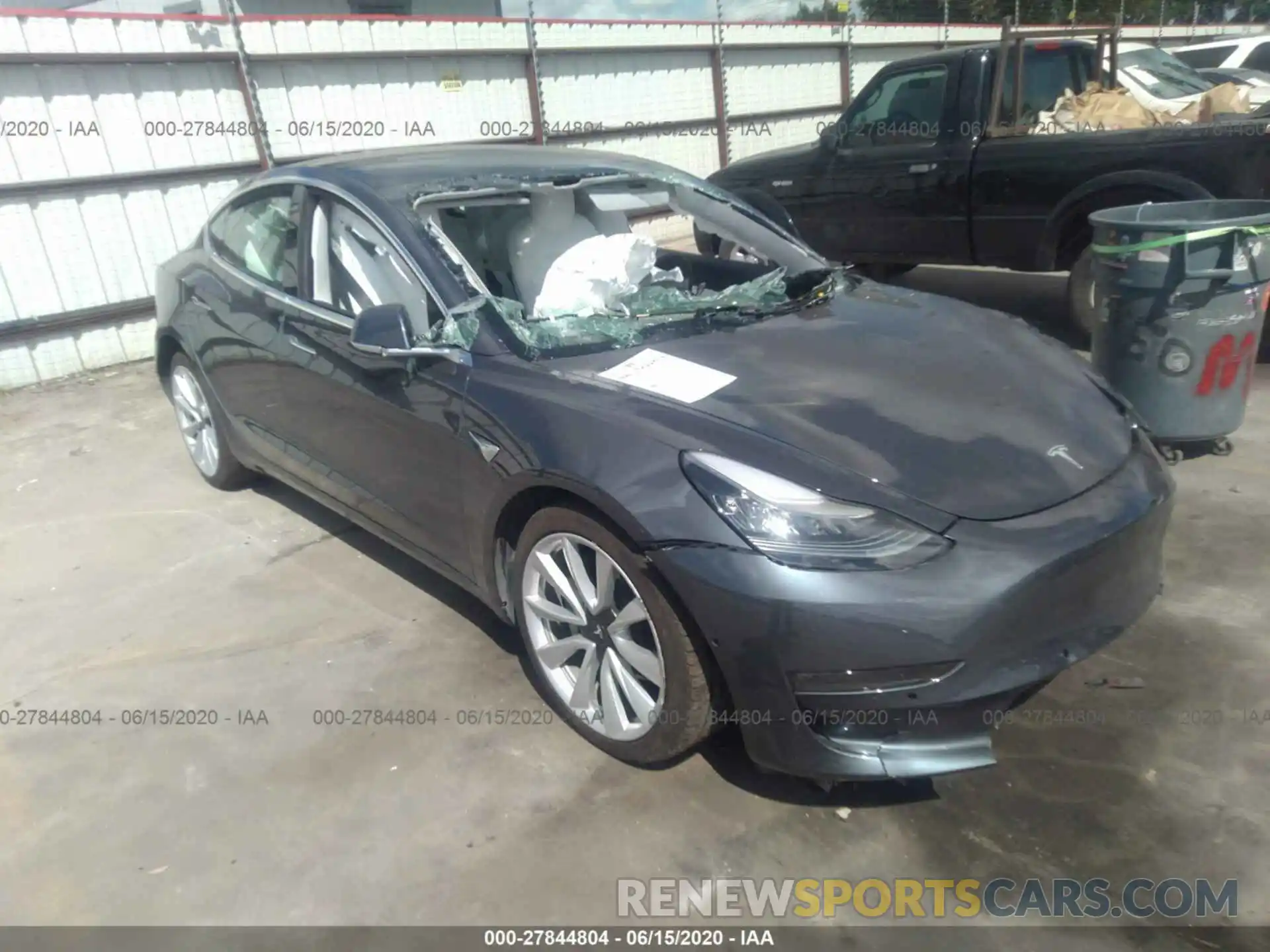 1 Фотография поврежденного автомобиля 5YJ3E1EB5KF391651 TESLA MODEL 3 2019