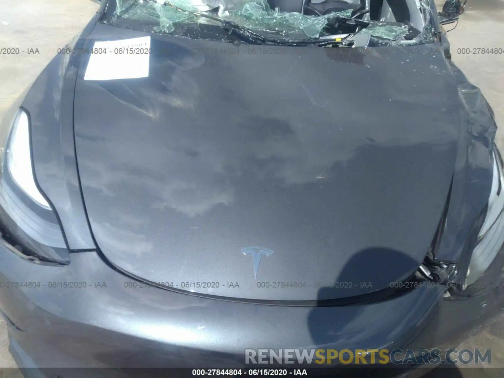 10 Photograph of a damaged car 5YJ3E1EB5KF391651 TESLA MODEL 3 2019