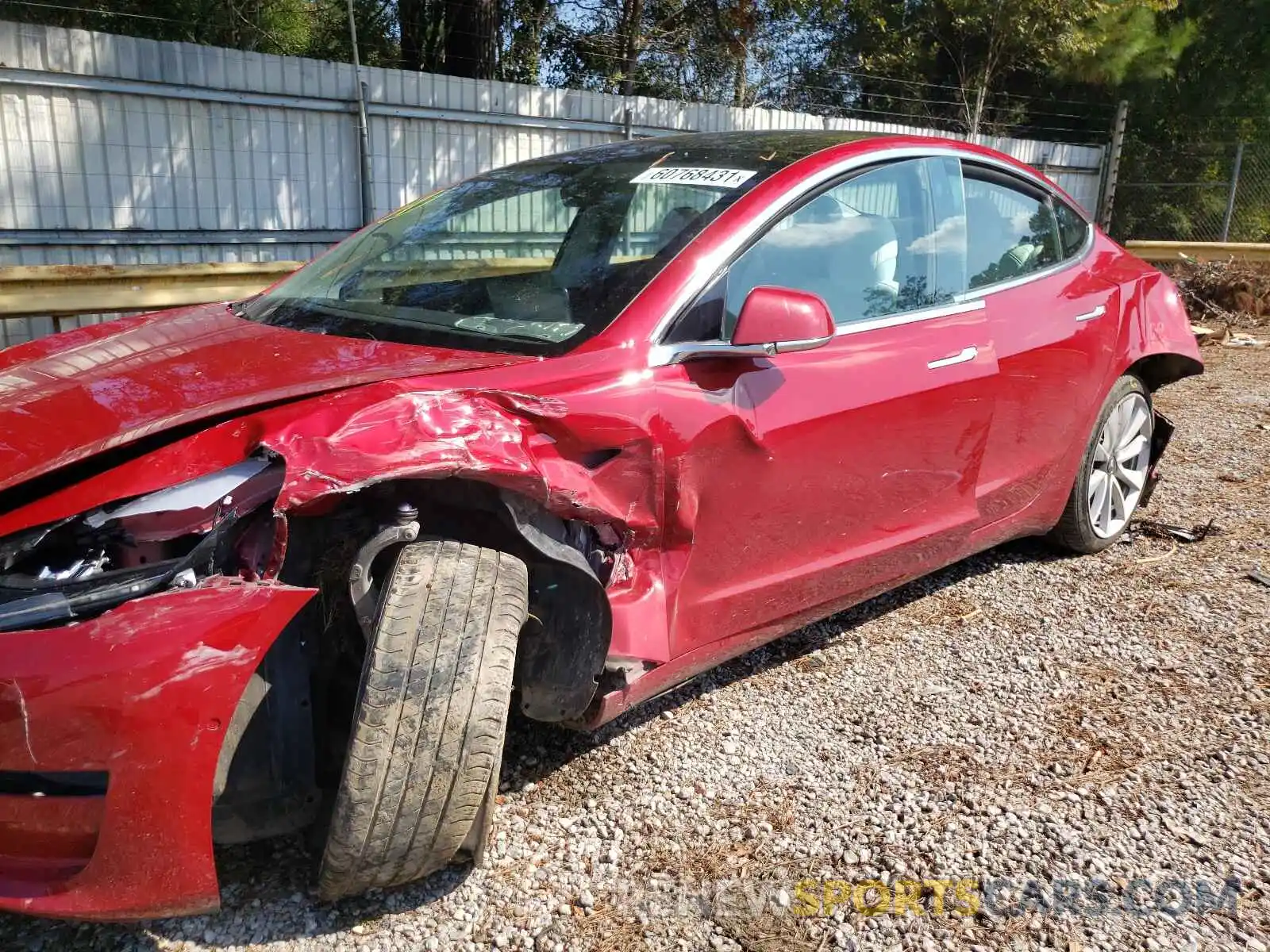 9 Photograph of a damaged car 5YJ3E1EB5KF391911 TESLA MODEL 3 2019