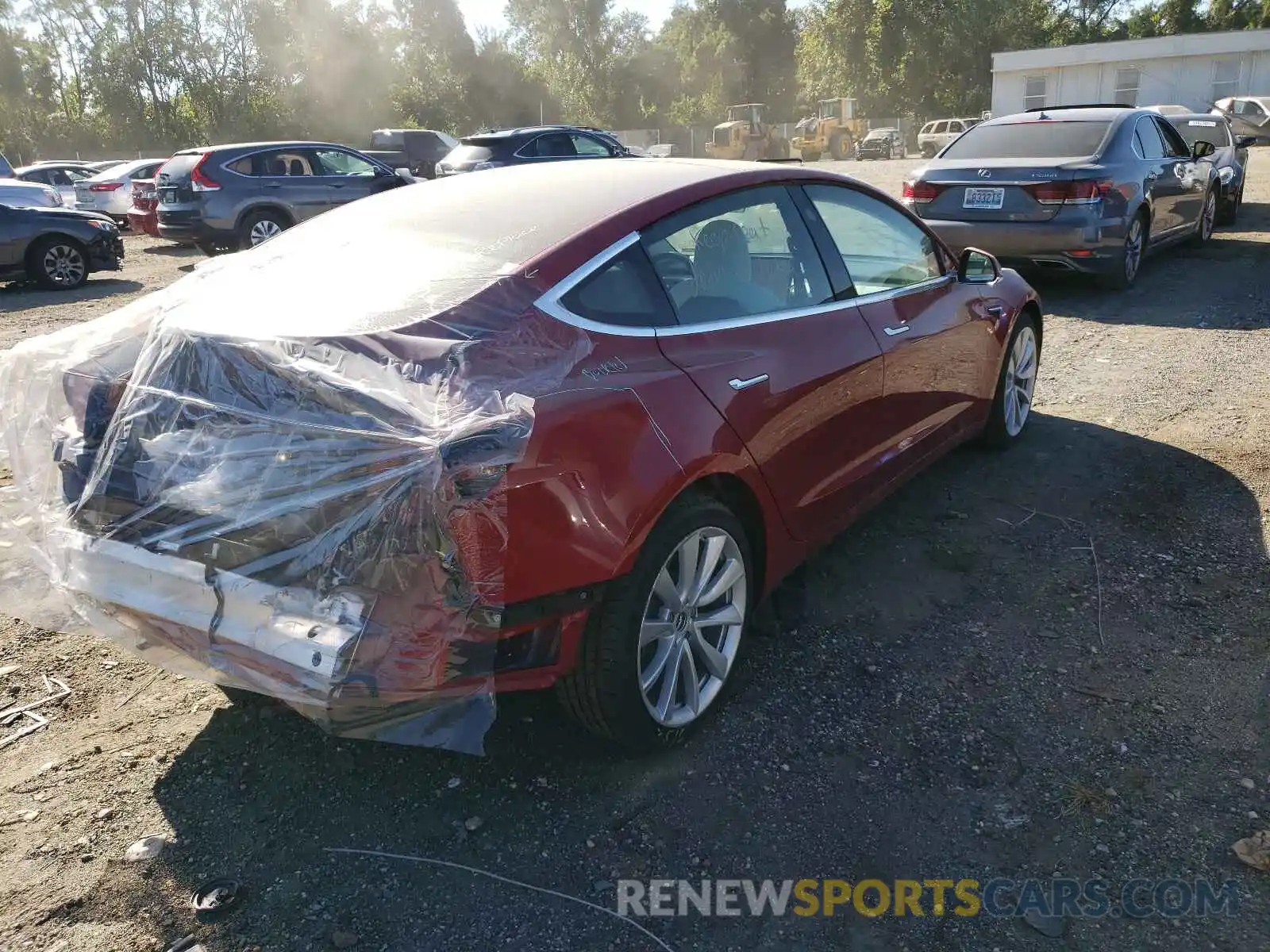 4 Photograph of a damaged car 5YJ3E1EB5KF406939 TESLA MODEL 3 2019