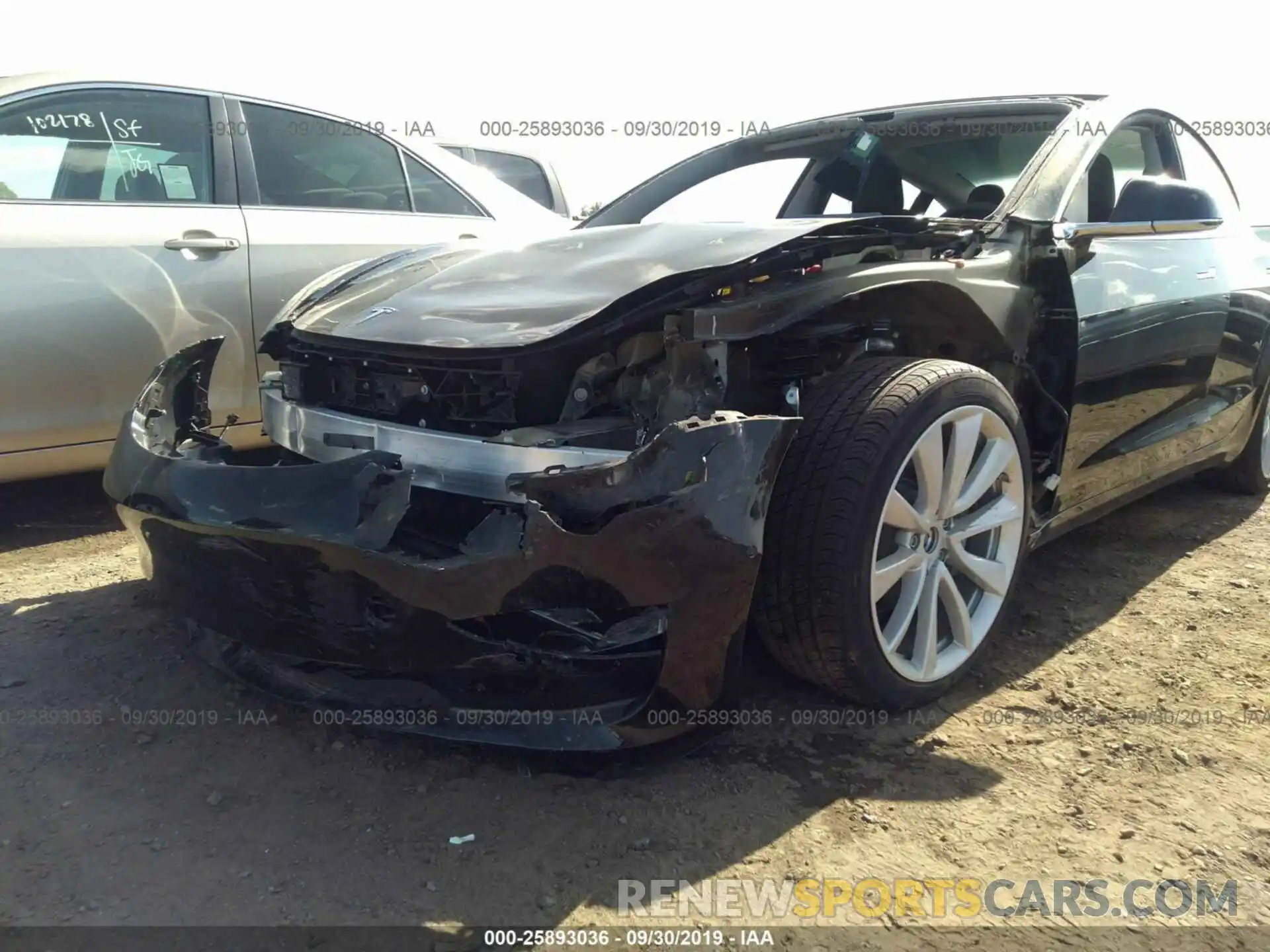 6 Photograph of a damaged car 5YJ3E1EB5KF408447 TESLA MODEL 3 2019