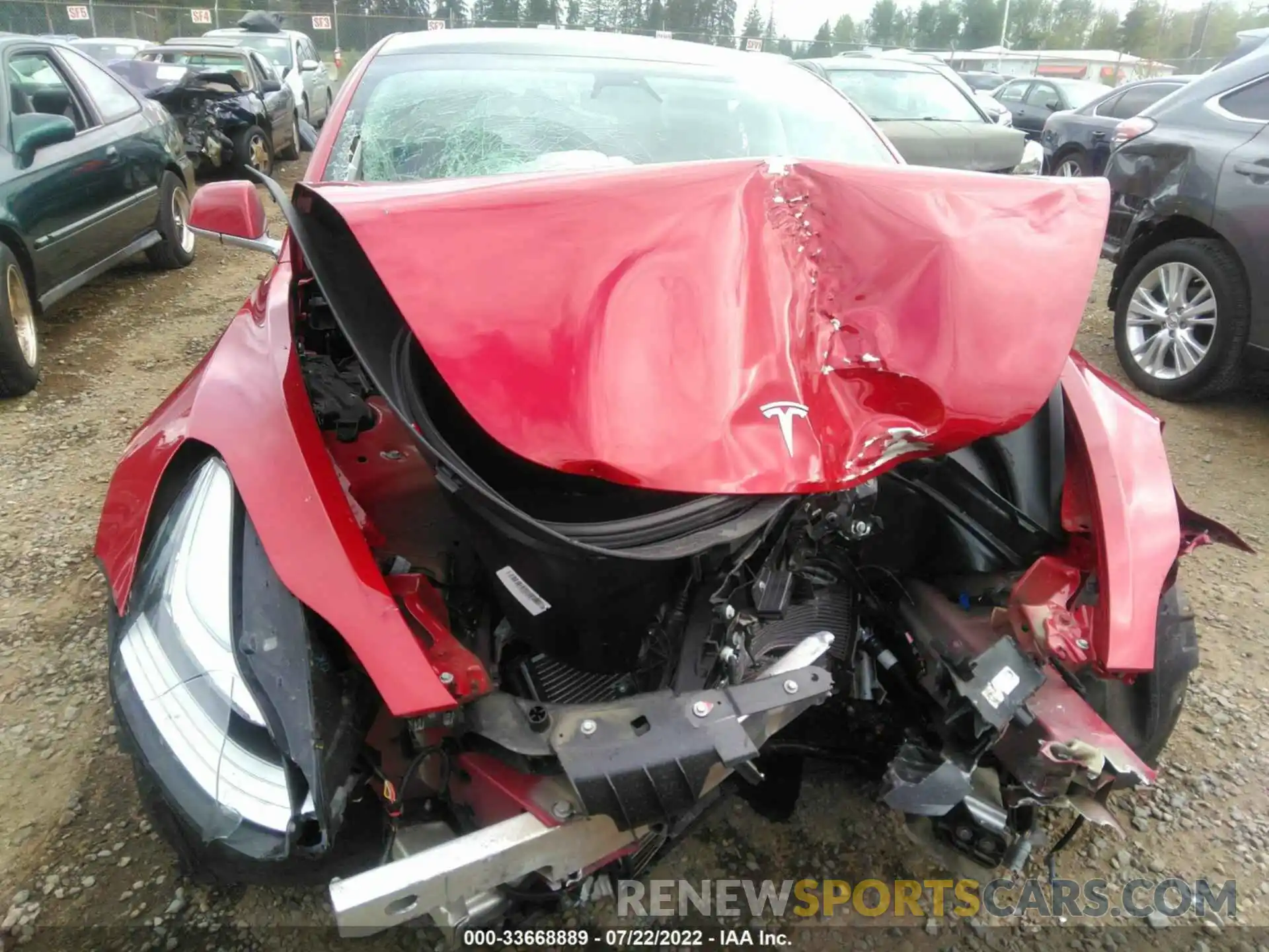 6 Photograph of a damaged car 5YJ3E1EB5KF413339 TESLA MODEL 3 2019