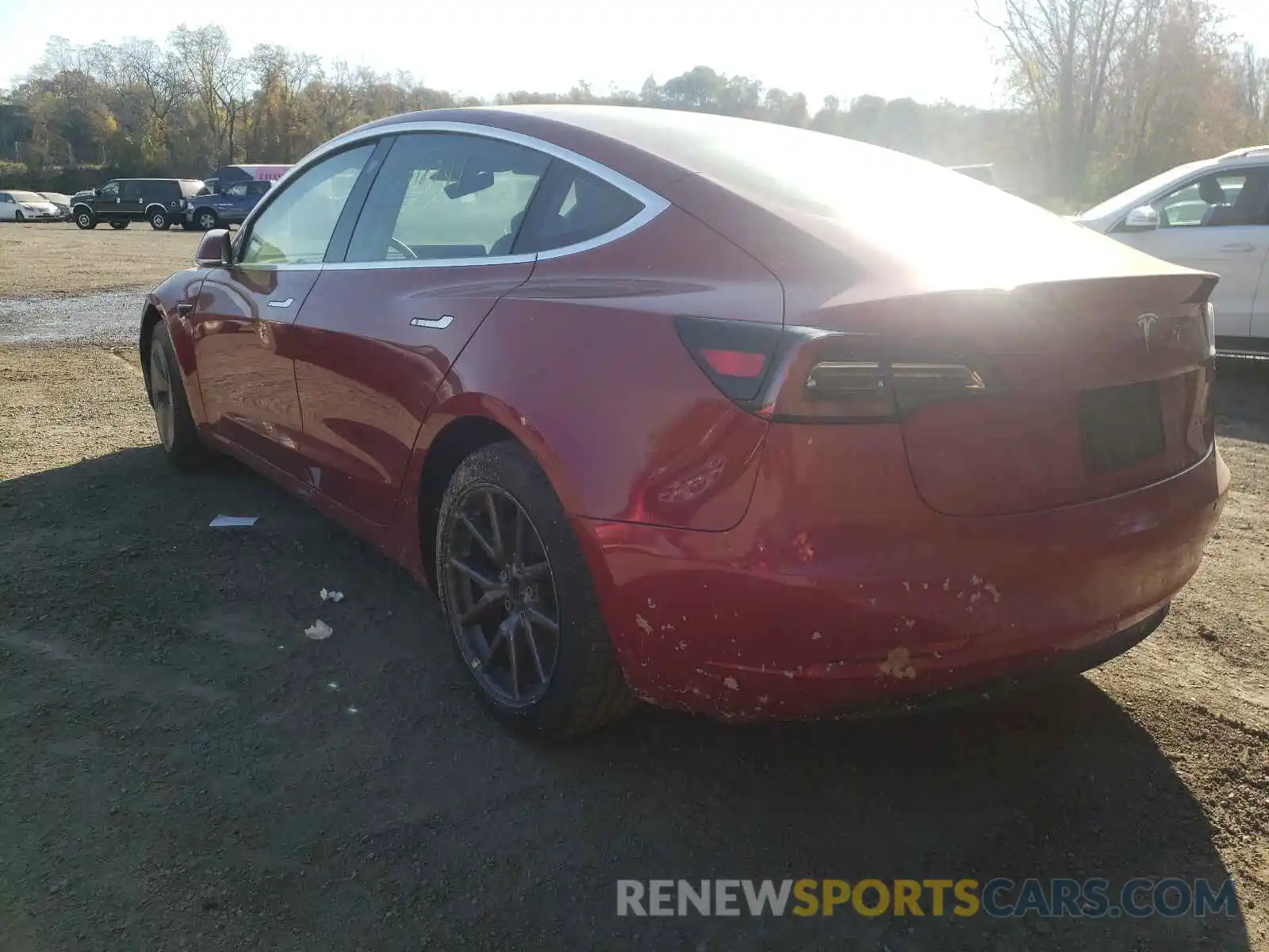 3 Photograph of a damaged car 5YJ3E1EB5KF418203 TESLA MODEL 3 2019