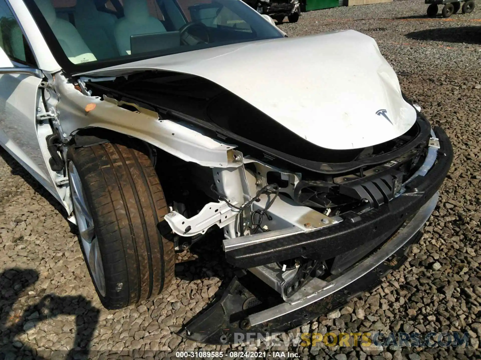 6 Photograph of a damaged car 5YJ3E1EB5KF422123 TESLA MODEL 3 2019