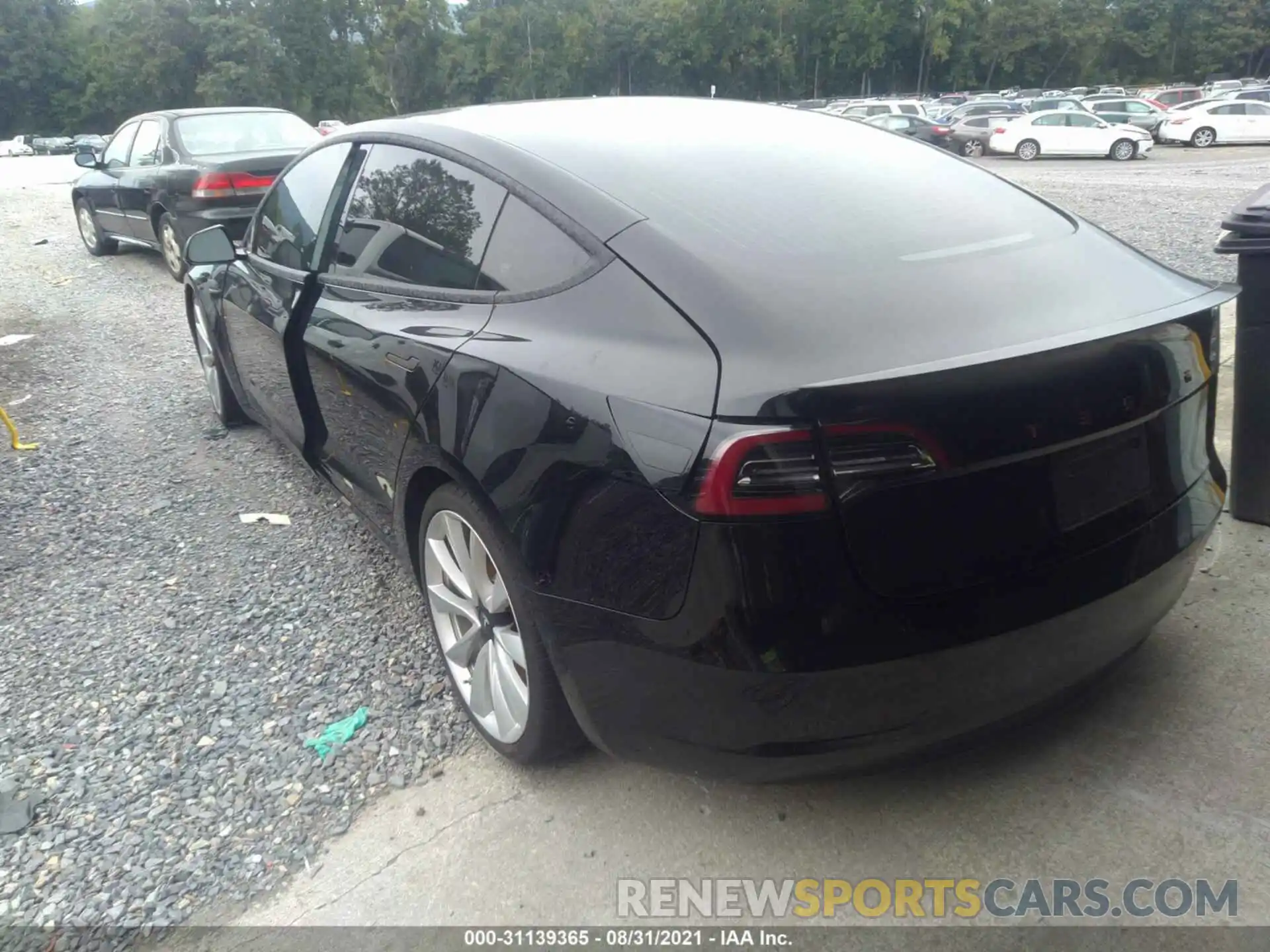 3 Photograph of a damaged car 5YJ3E1EB5KF438340 TESLA MODEL 3 2019