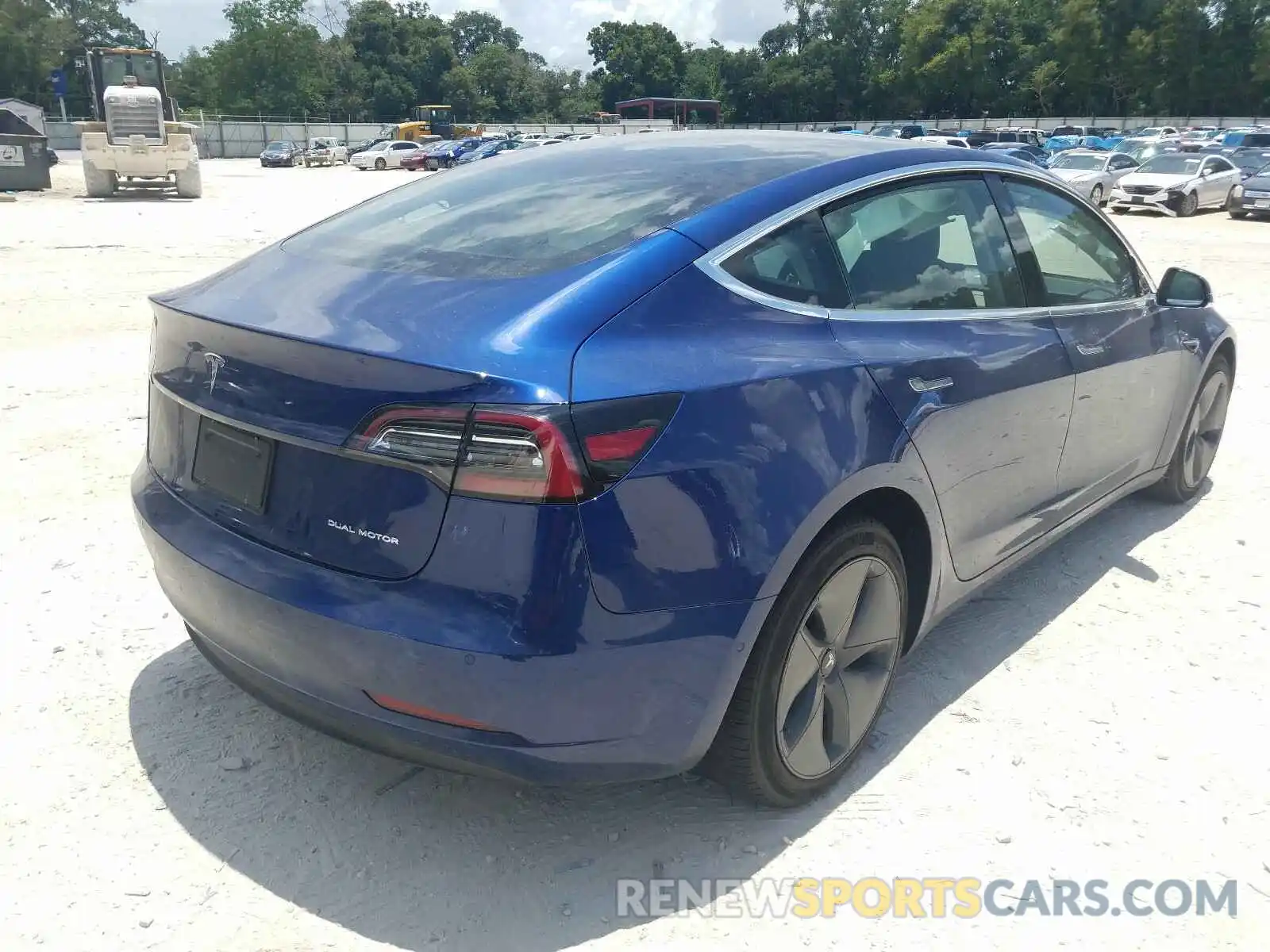 4 Photograph of a damaged car 5YJ3E1EB5KF442176 TESLA MODEL 3 2019