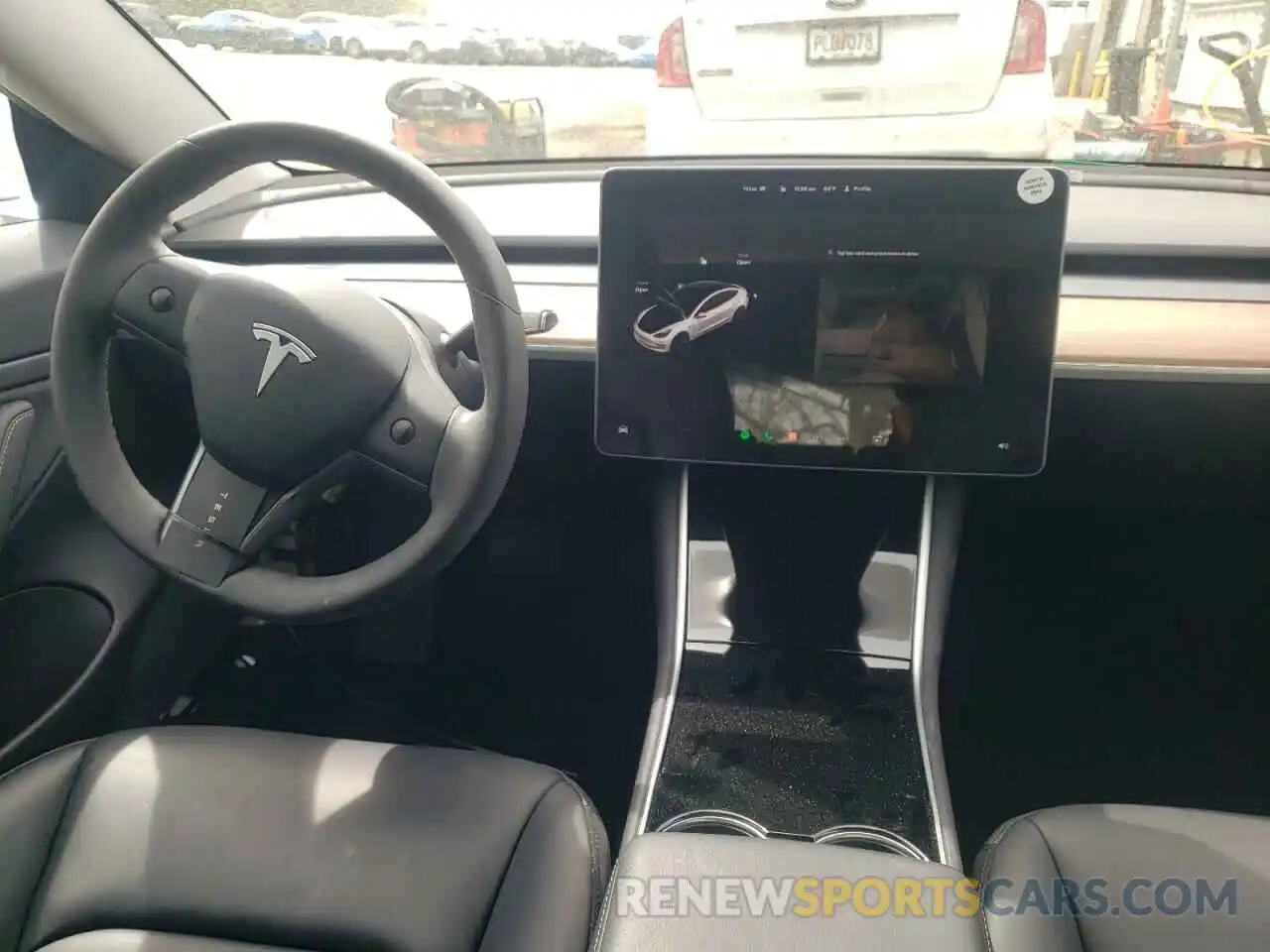 9 Photograph of a damaged car 5YJ3E1EB5KF442307 TESLA MODEL 3 2019