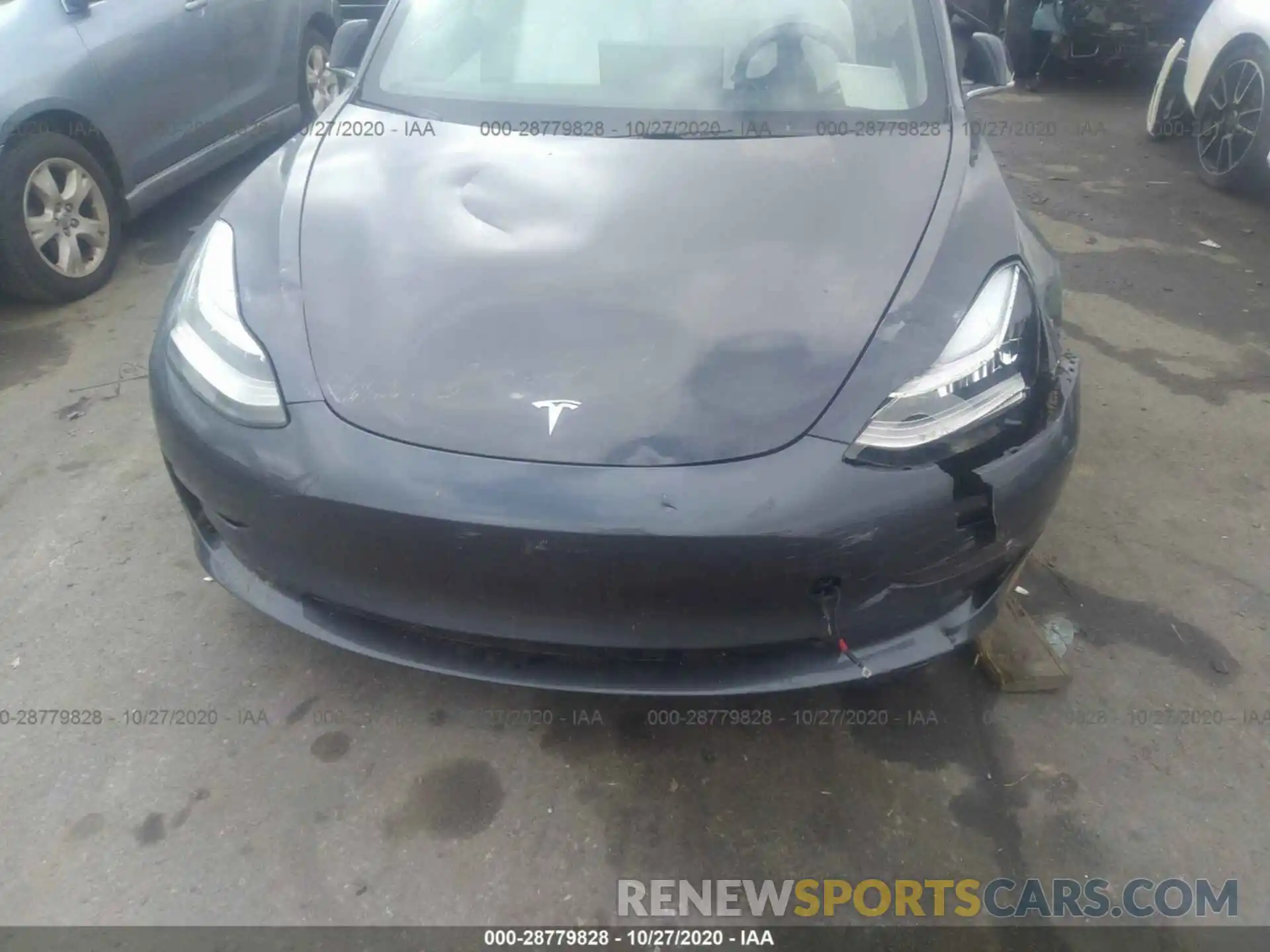 6 Фотография поврежденного автомобиля 5YJ3E1EB5KF450424 TESLA MODEL 3 2019