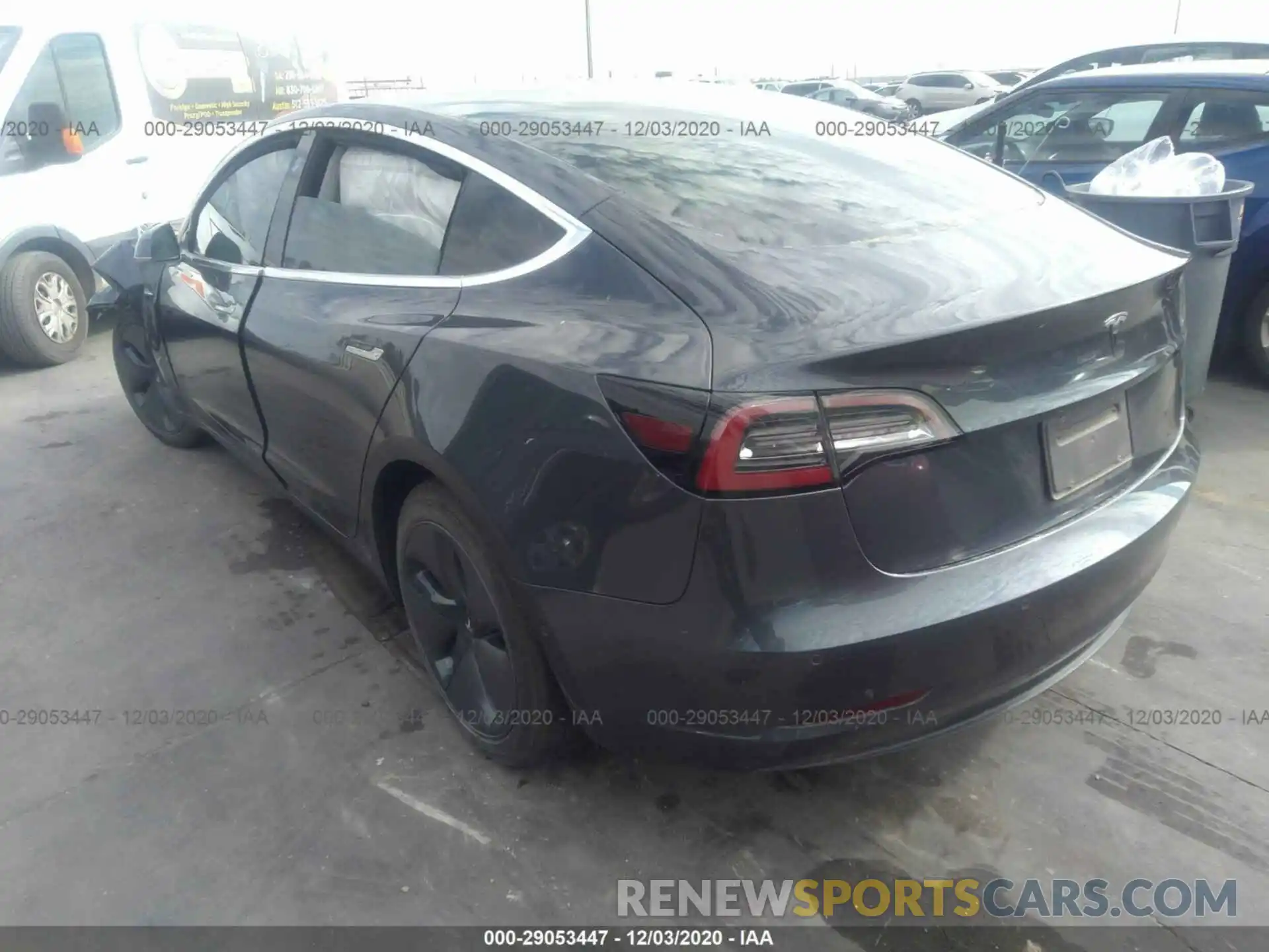 3 Photograph of a damaged car 5YJ3E1EB5KF452299 TESLA MODEL 3 2019